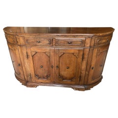 Italian 19th Century Walnut Credenza