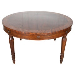 Antique Italian 19th Century Walnut Dining Table
