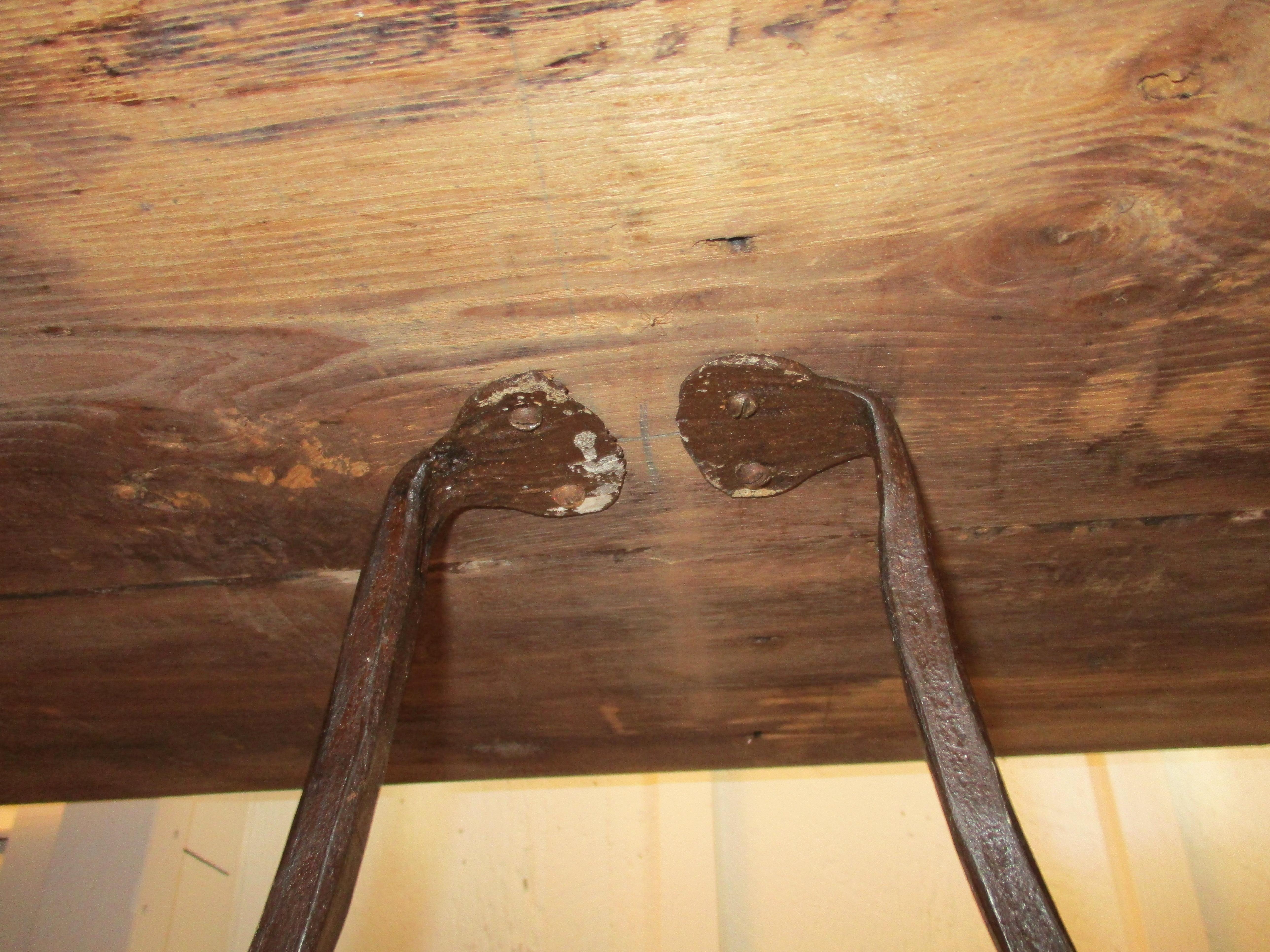 Late 19th Century Italian 19th Century Walnut Trestle Table