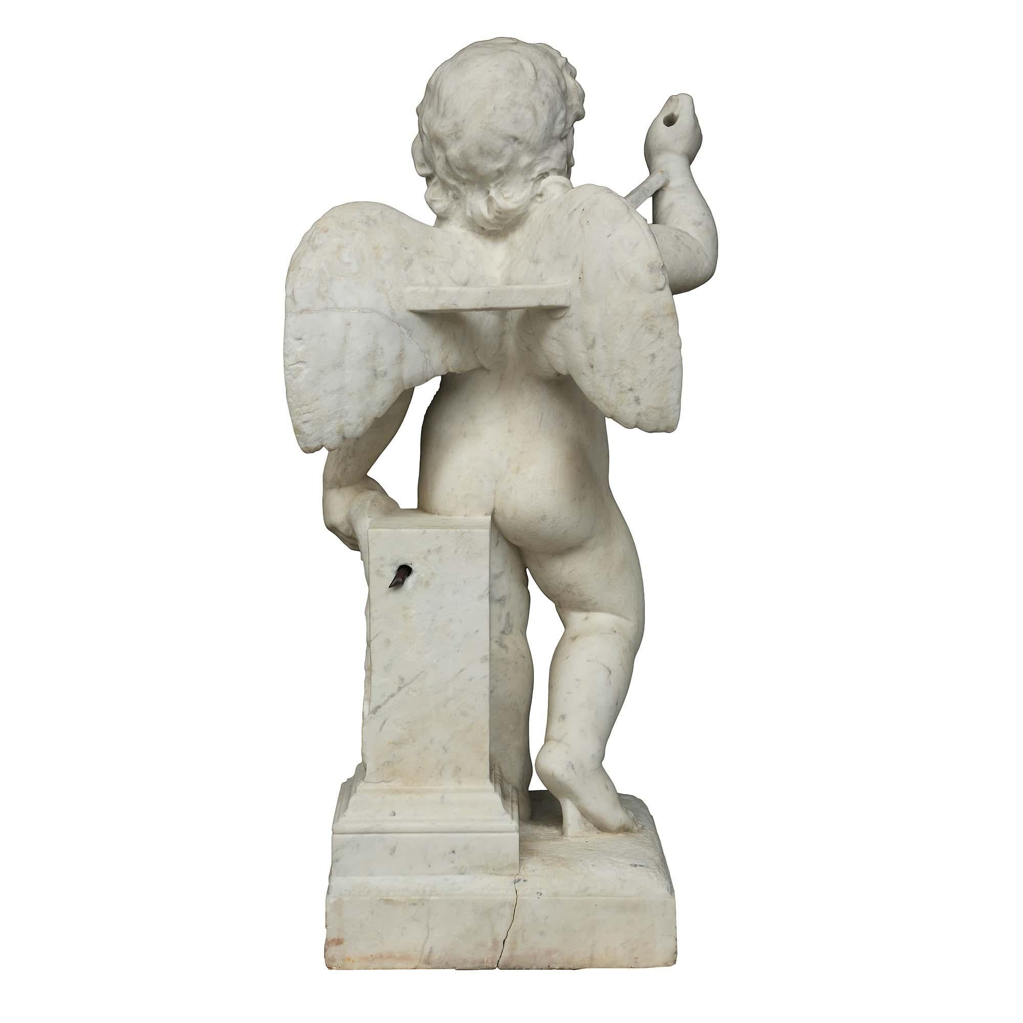 cherub fountain statue