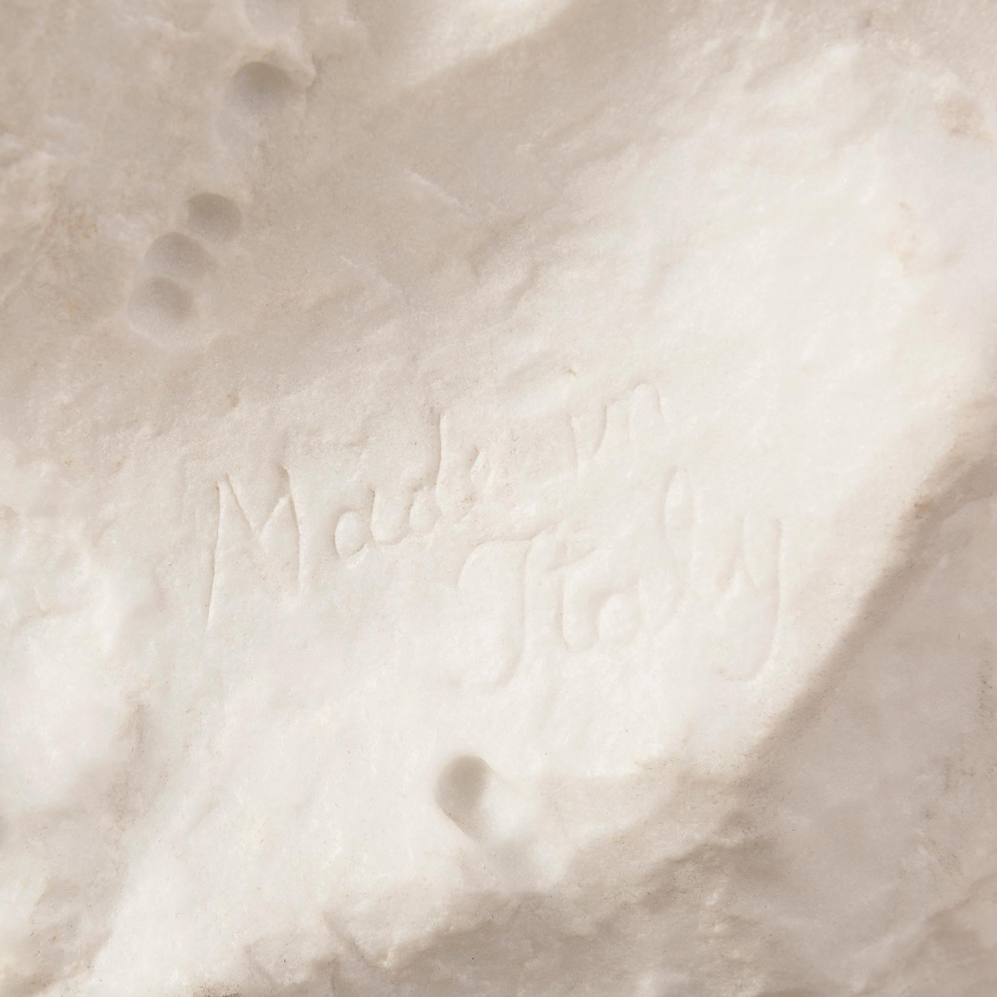 Statua italiana in marmo bianco di Carrara del XIX secolo in vendita 4