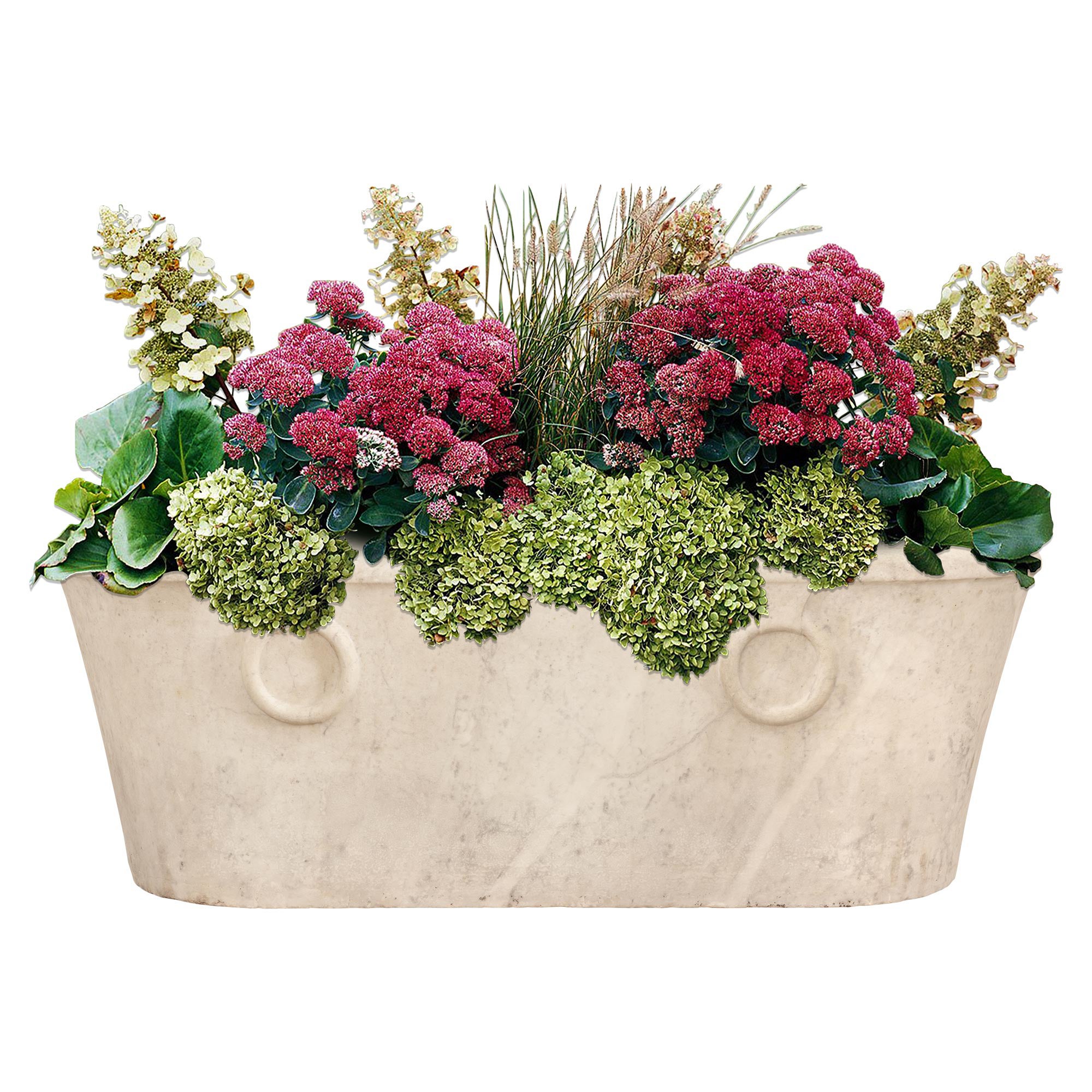 Italian 19th Century White Carrara Marble Tub/Planter