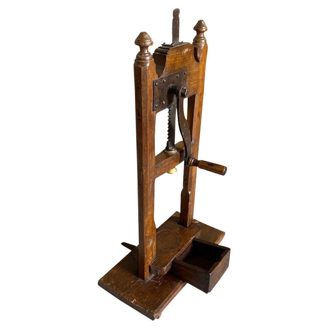 Italian 19th Century Wine Bottle Corking Machine