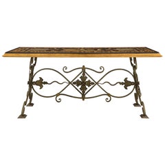 Wrought Iron Dining Room Tables