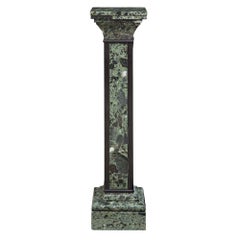 Italian 19th Century XVI Style Marble Pedestal with a Swivel Top