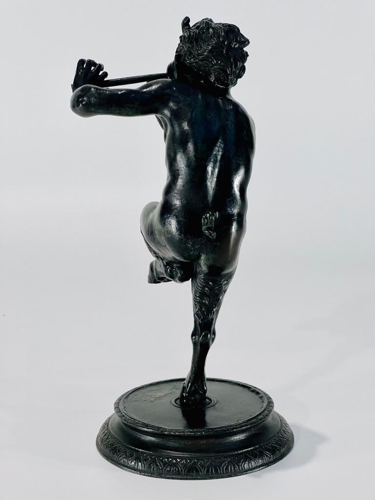 italien Italie 19e Fauno en bronze vers 1850. en vente