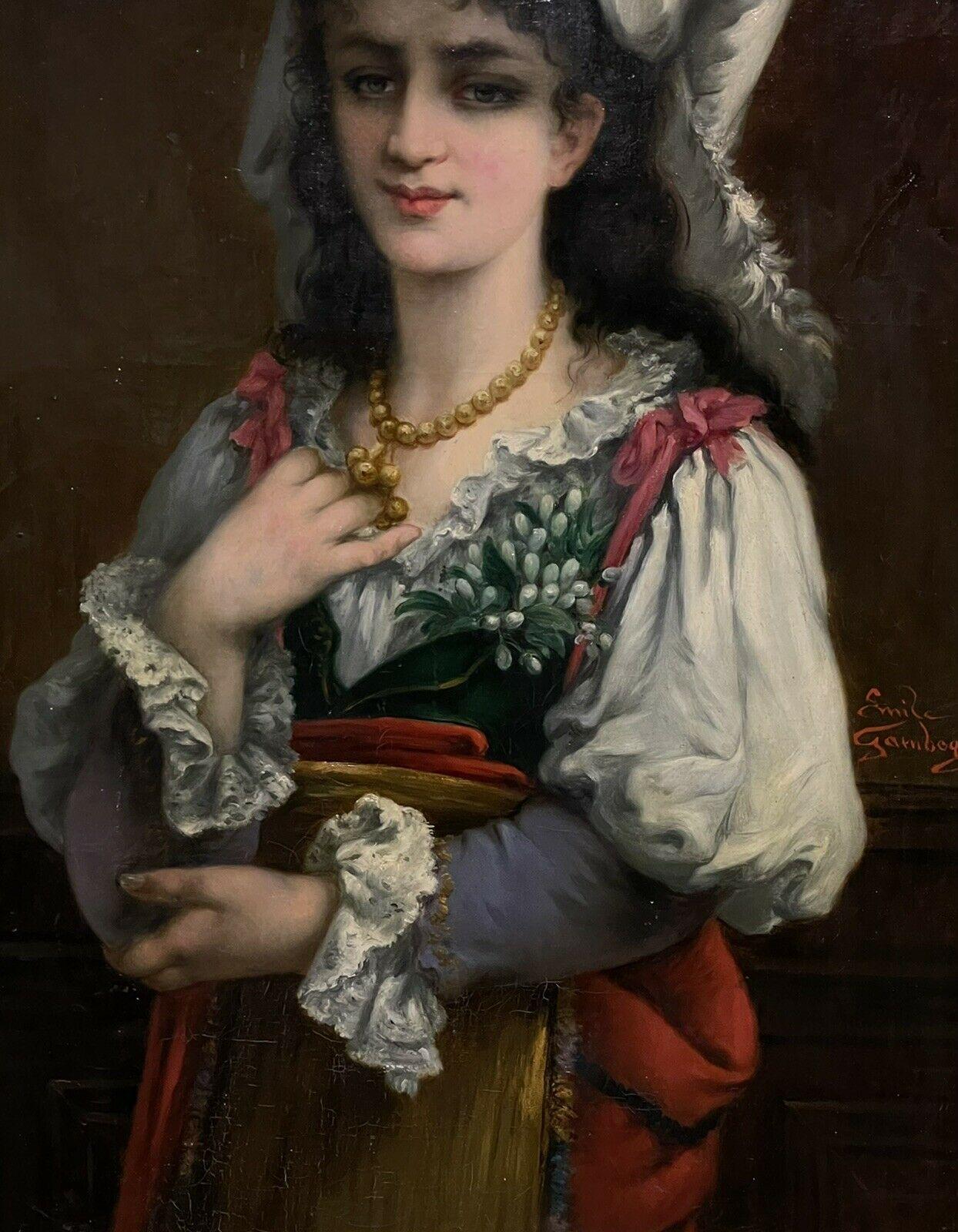 portrait peinture 19ème siècle