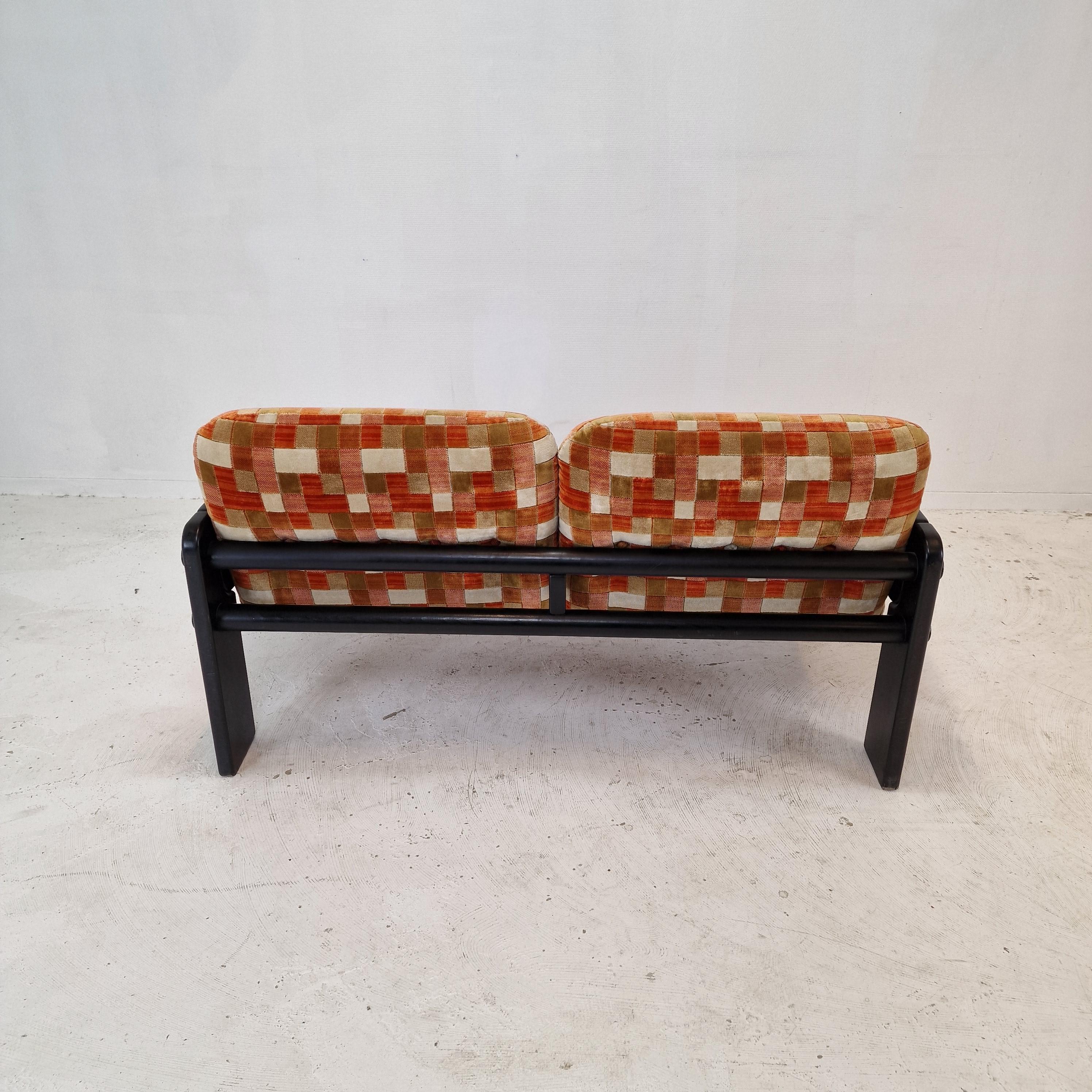 Italian 2-Seat Sofa, 1980s For Sale 6