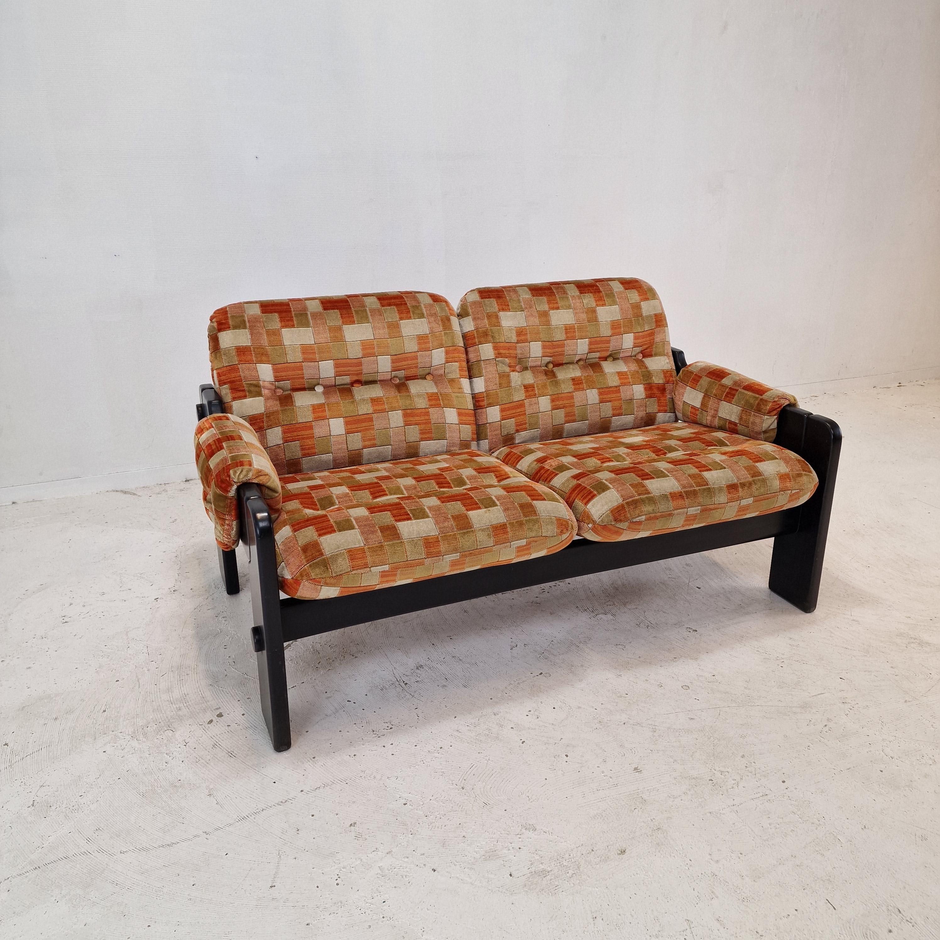Painted Italian 2-Seat Sofa, 1980s For Sale