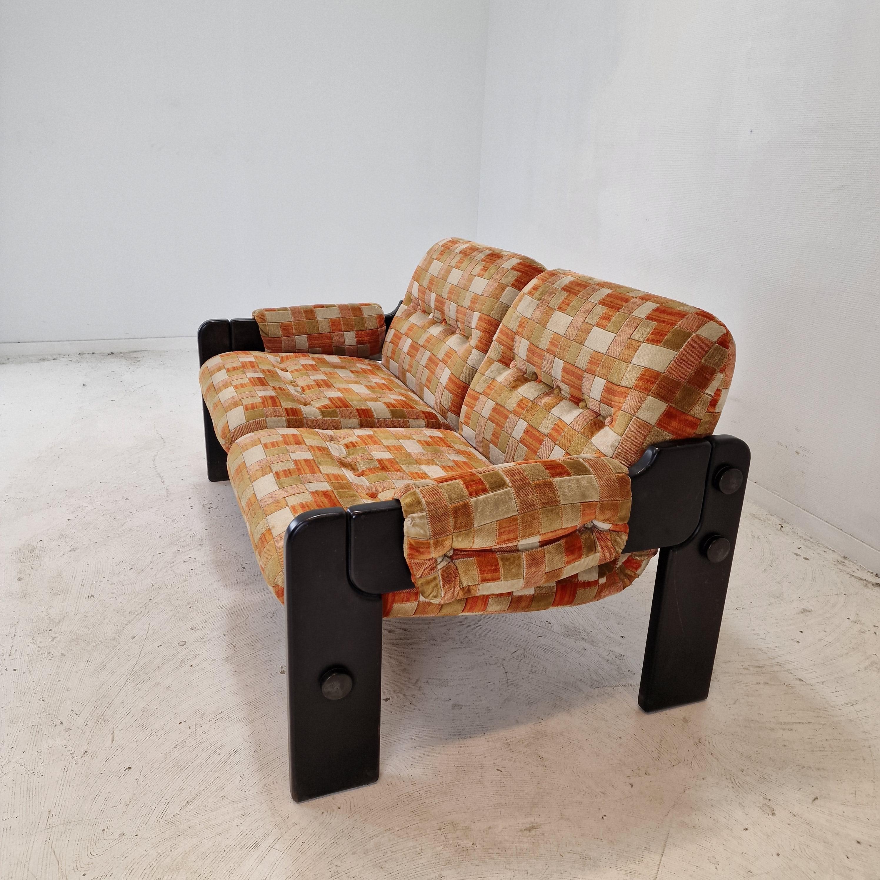 Italienisches 2-Sitz-Sofa, 1980er-Jahre im Angebot 1