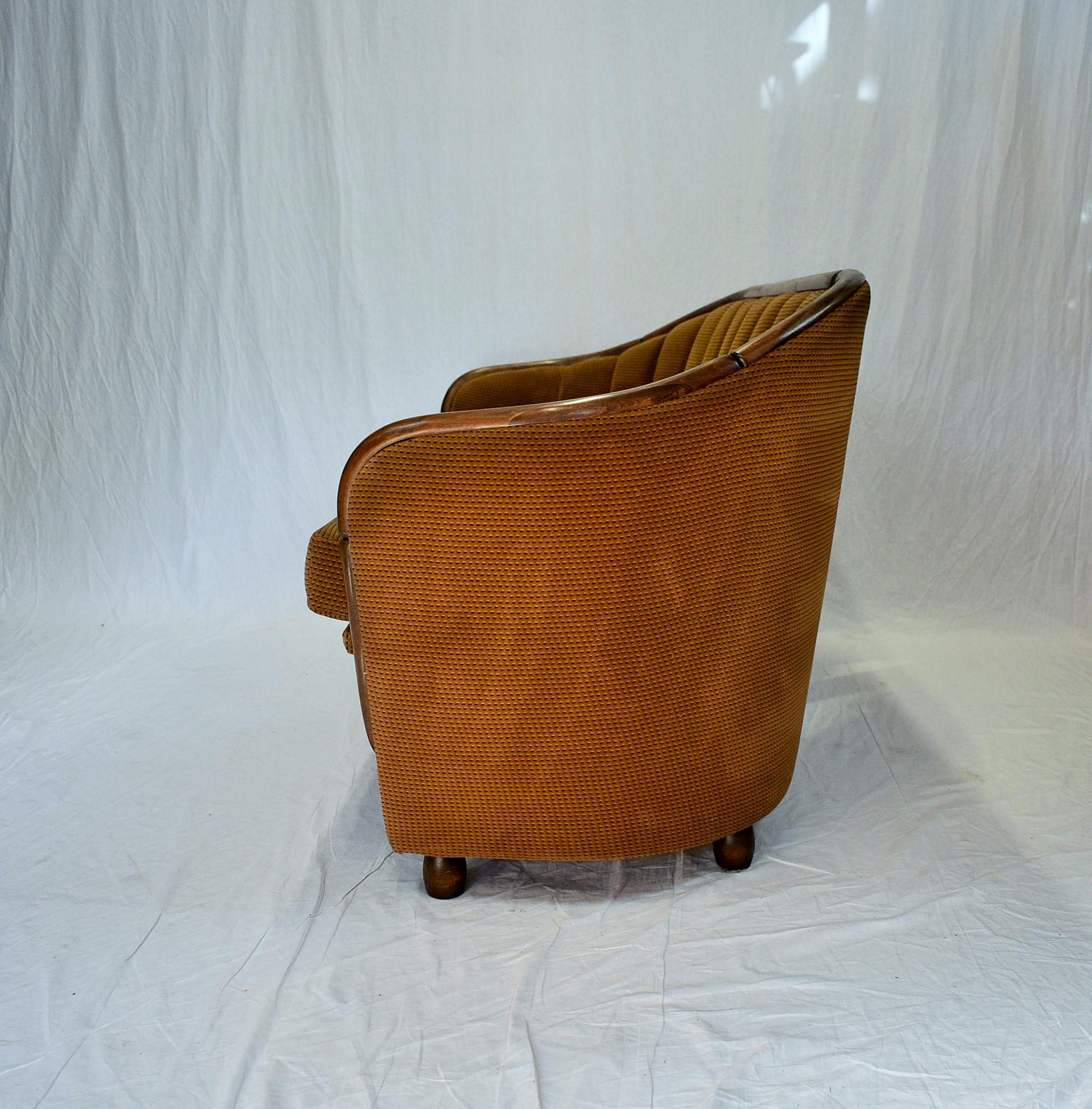 Italian 2-Seat Sofa in the Style of Gio Ponti, 1950s 4
