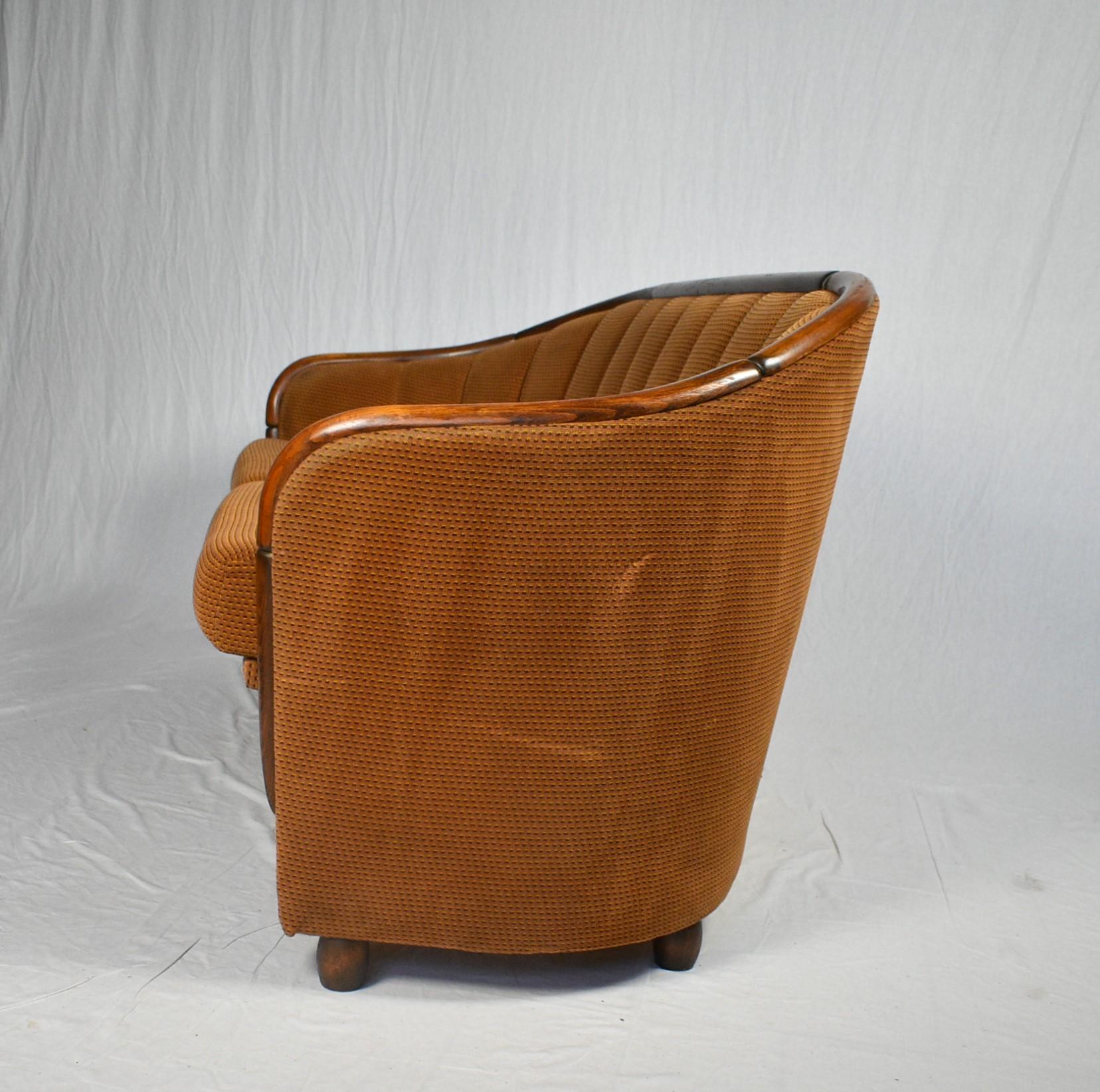 Italian 2-Seat Sofa in the Style of Gio Ponti, 1950s 6