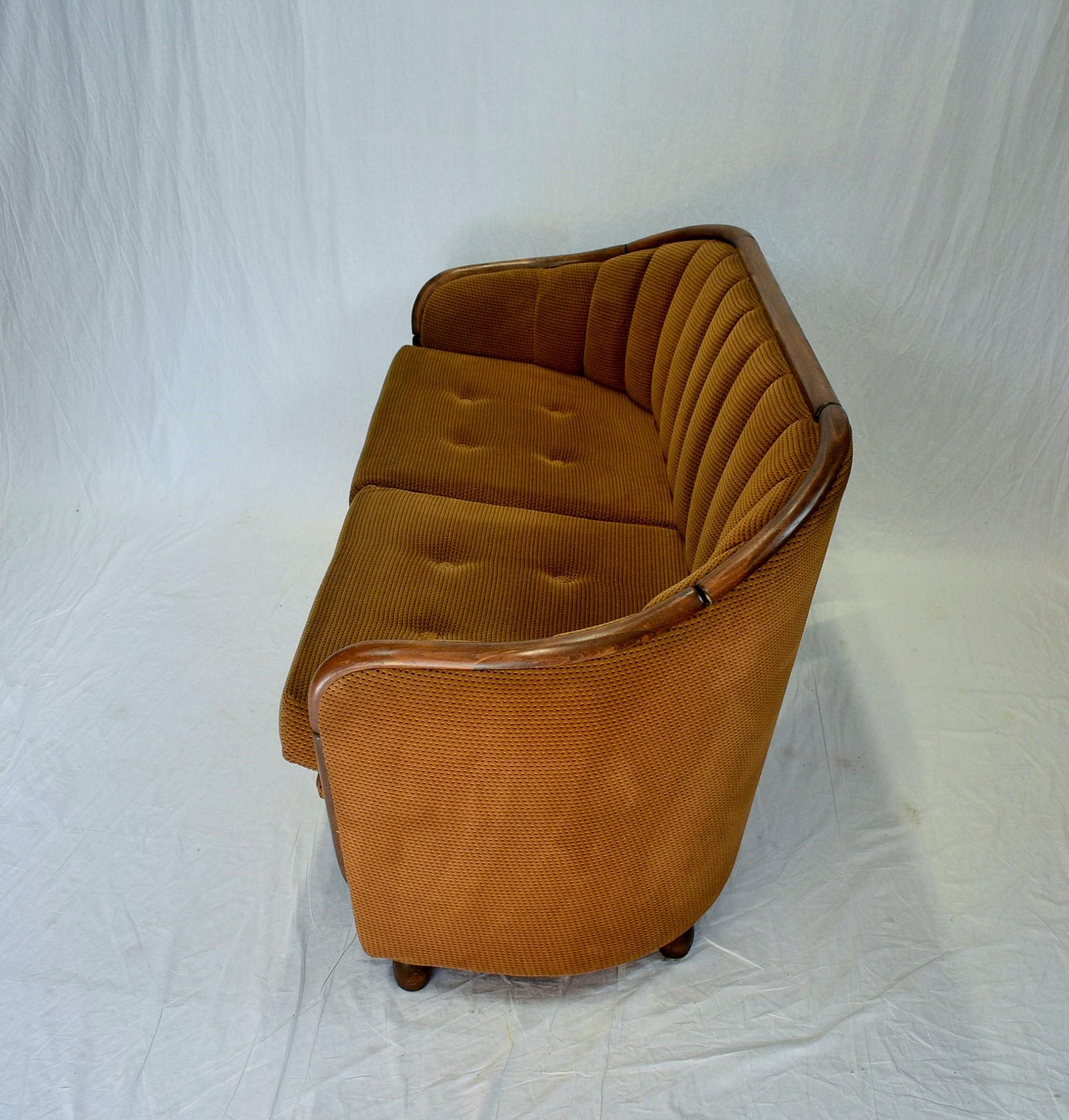 Italian 2-Seat Sofa in the Style of Gio Ponti, 1950s 5