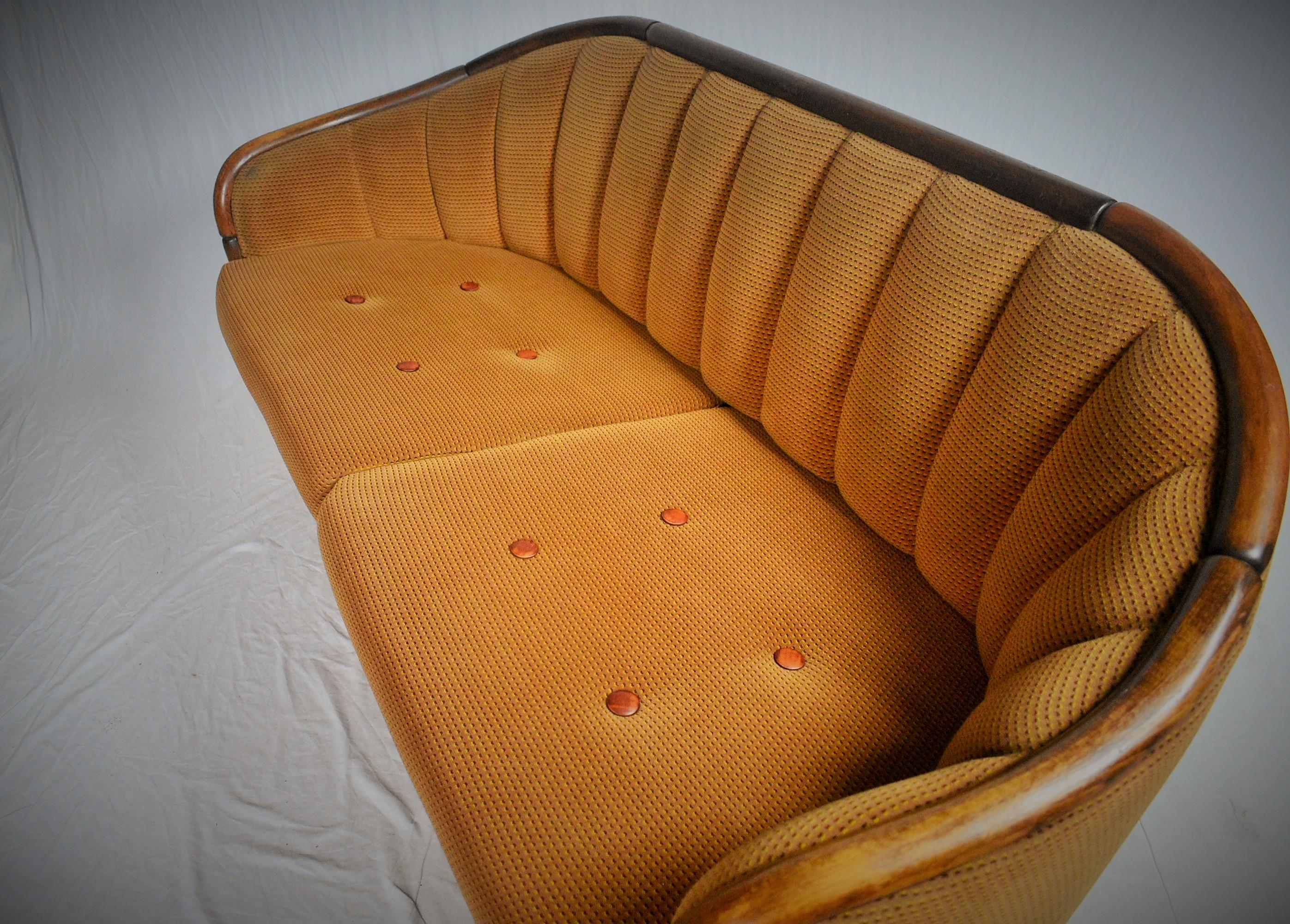 Italian 2-Seat Sofa in the Style of Gio Ponti, 1950s 7