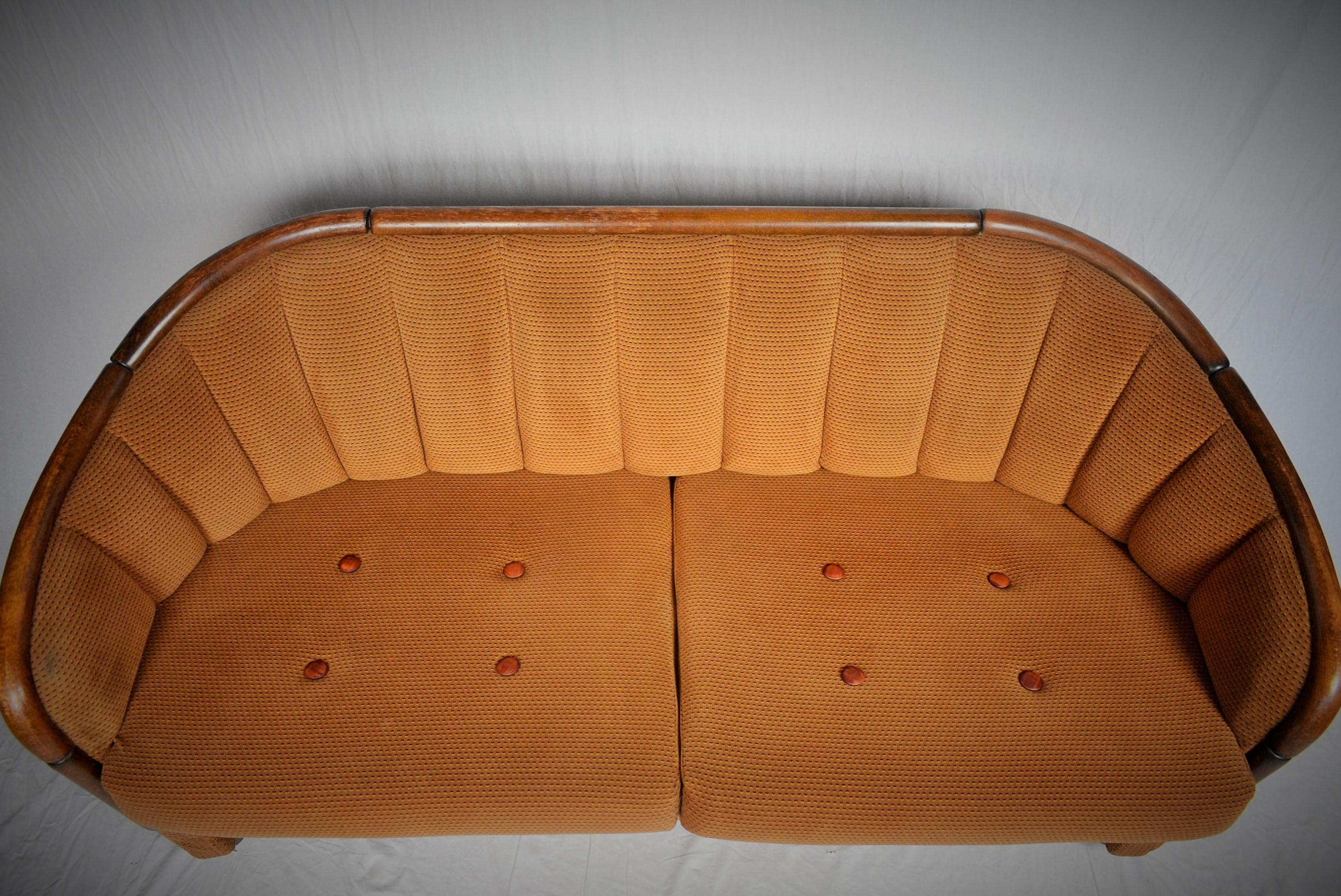 Italian 2-Seat Sofa in the Style of Gio Ponti, 1950s 2