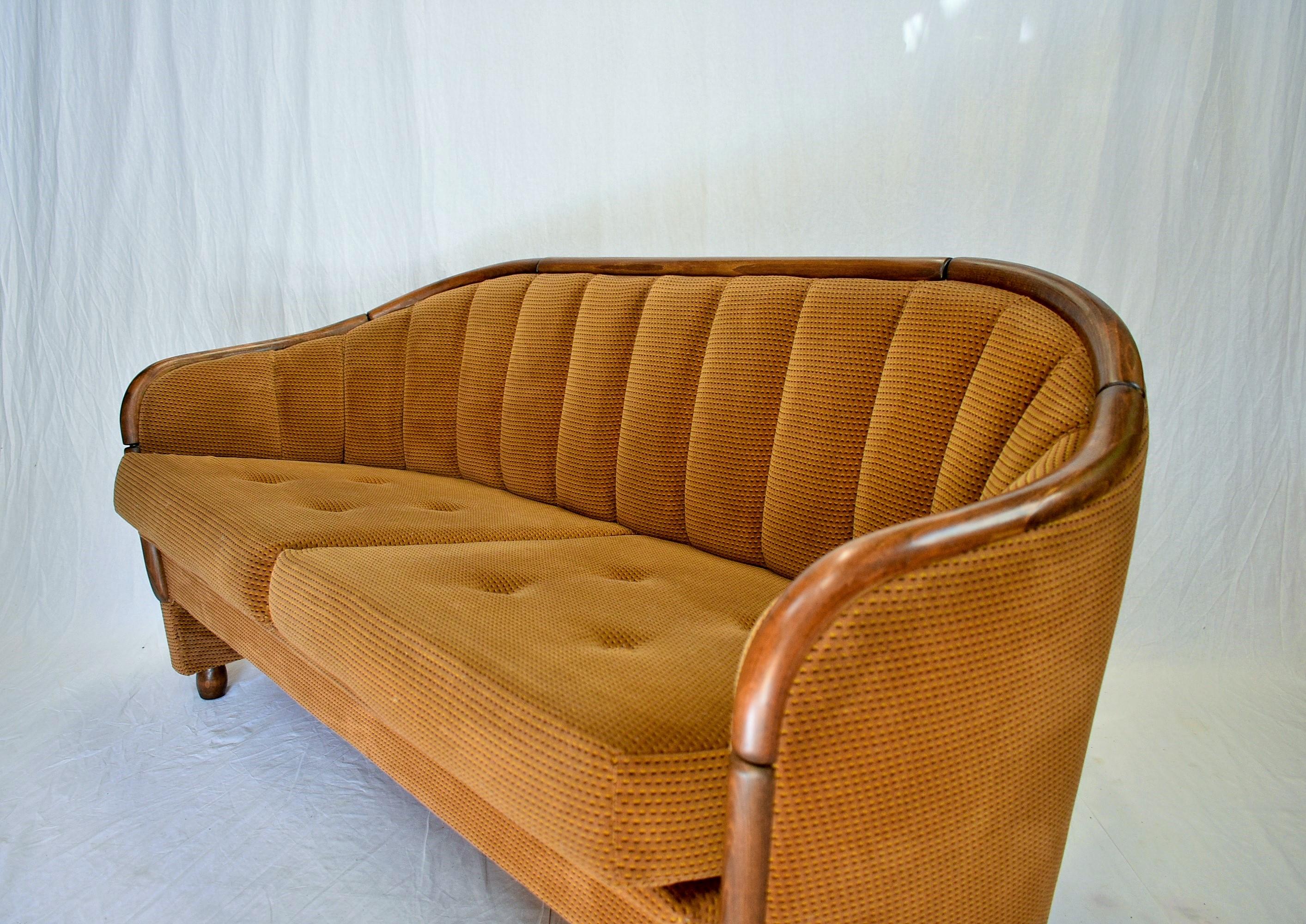 Italian 2-Seat Sofa in the Style of Gio Ponti, 1950s 1