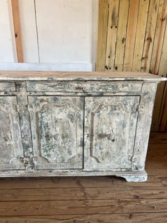 Italian 20th Century / 1950's Painted Walnut Six Door Sideboard