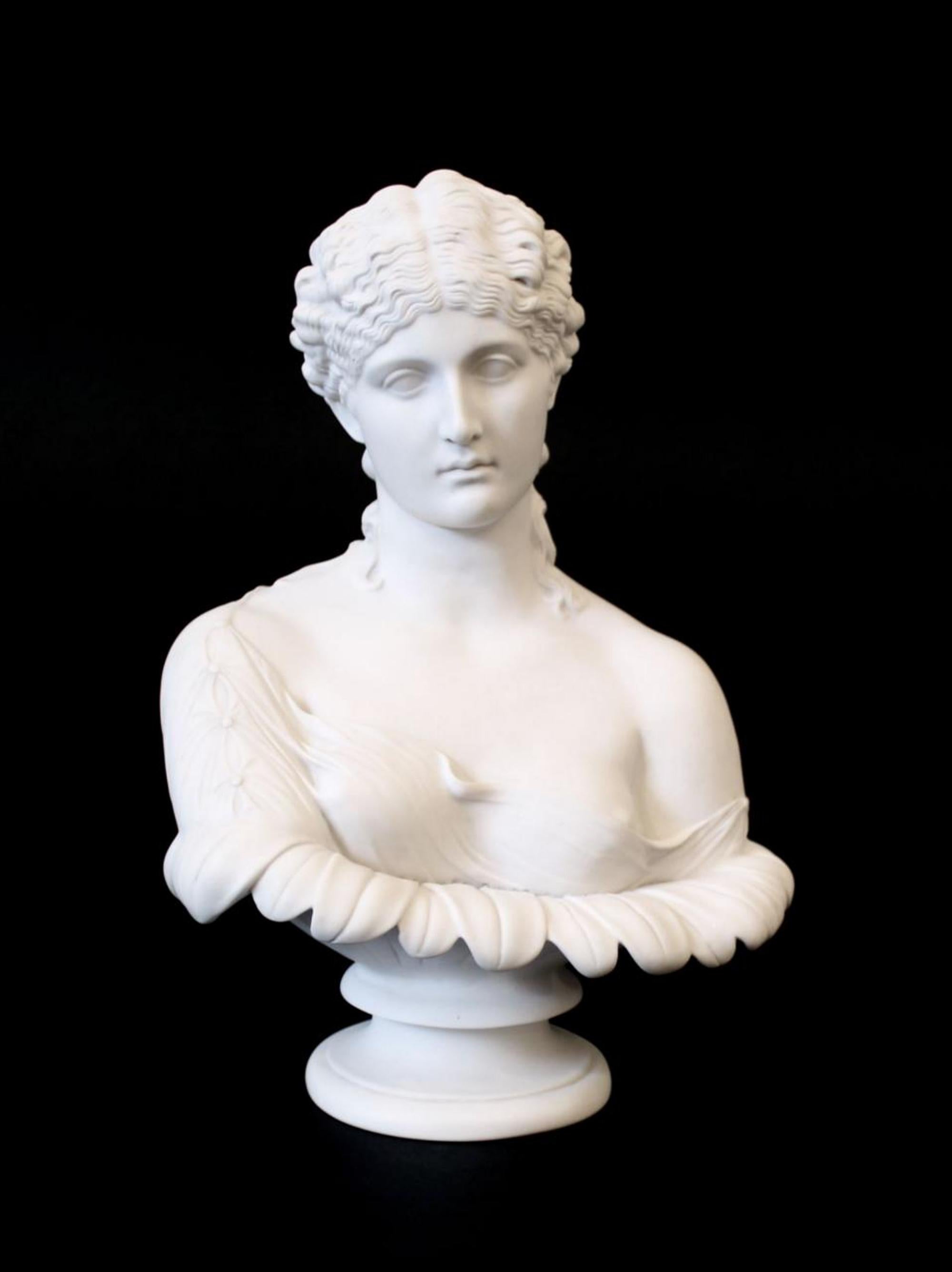 Italian 20th Century Composite Marble Bust of Clytie
H. 32.5cm
perfect conditions