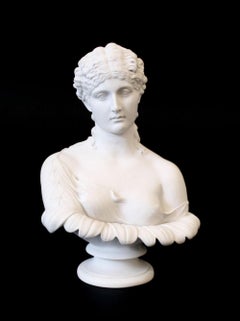 Italian 20th Century Composite Marble Bust of Clytie