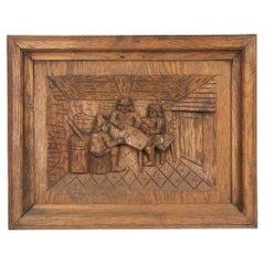 Italian 20th Century Renaissance Style Carved Wall Plaques