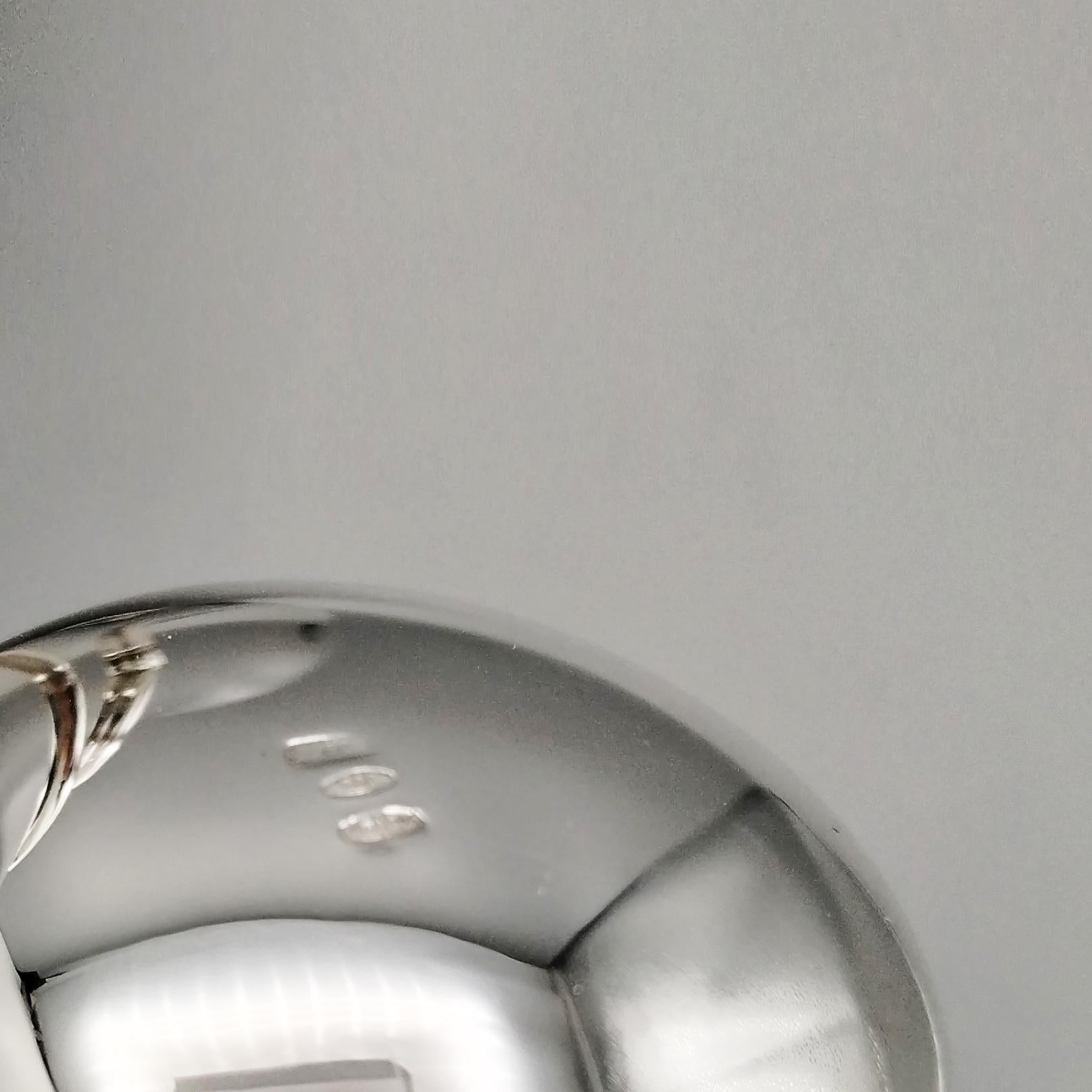 Coctelera 800 de plata maciza italiana del siglo XX en venta 3