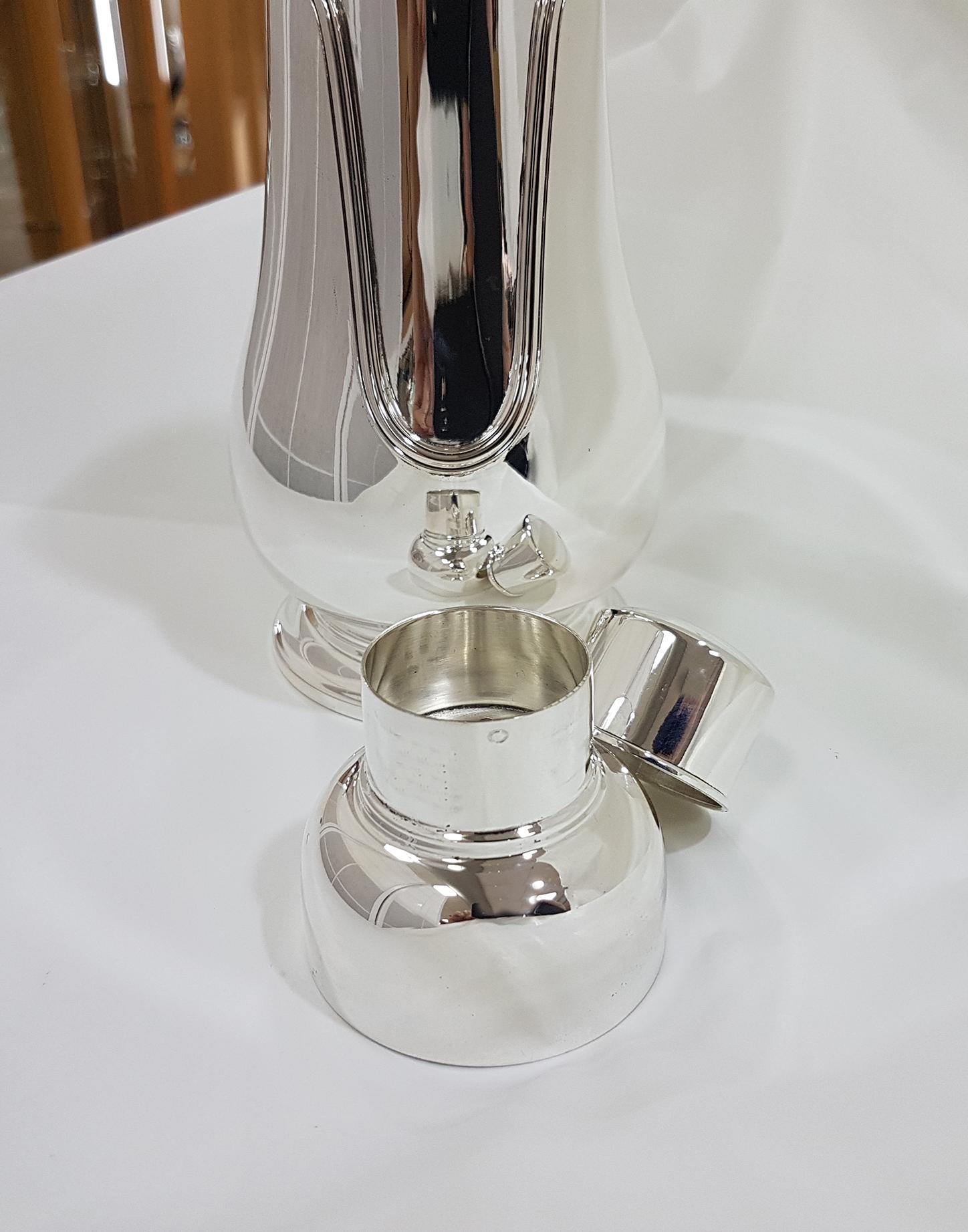 Italian 20th Century Solid Silver 800 Shaker 2