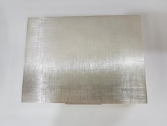 Italian 20th Century Sterling Silver Mario Buccellati Rectangular Table Box