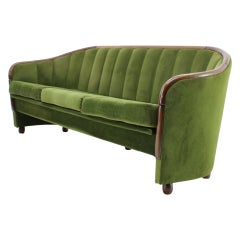 Italian 3-Seat Sofa in the Style of Gio Ponti, 1950s