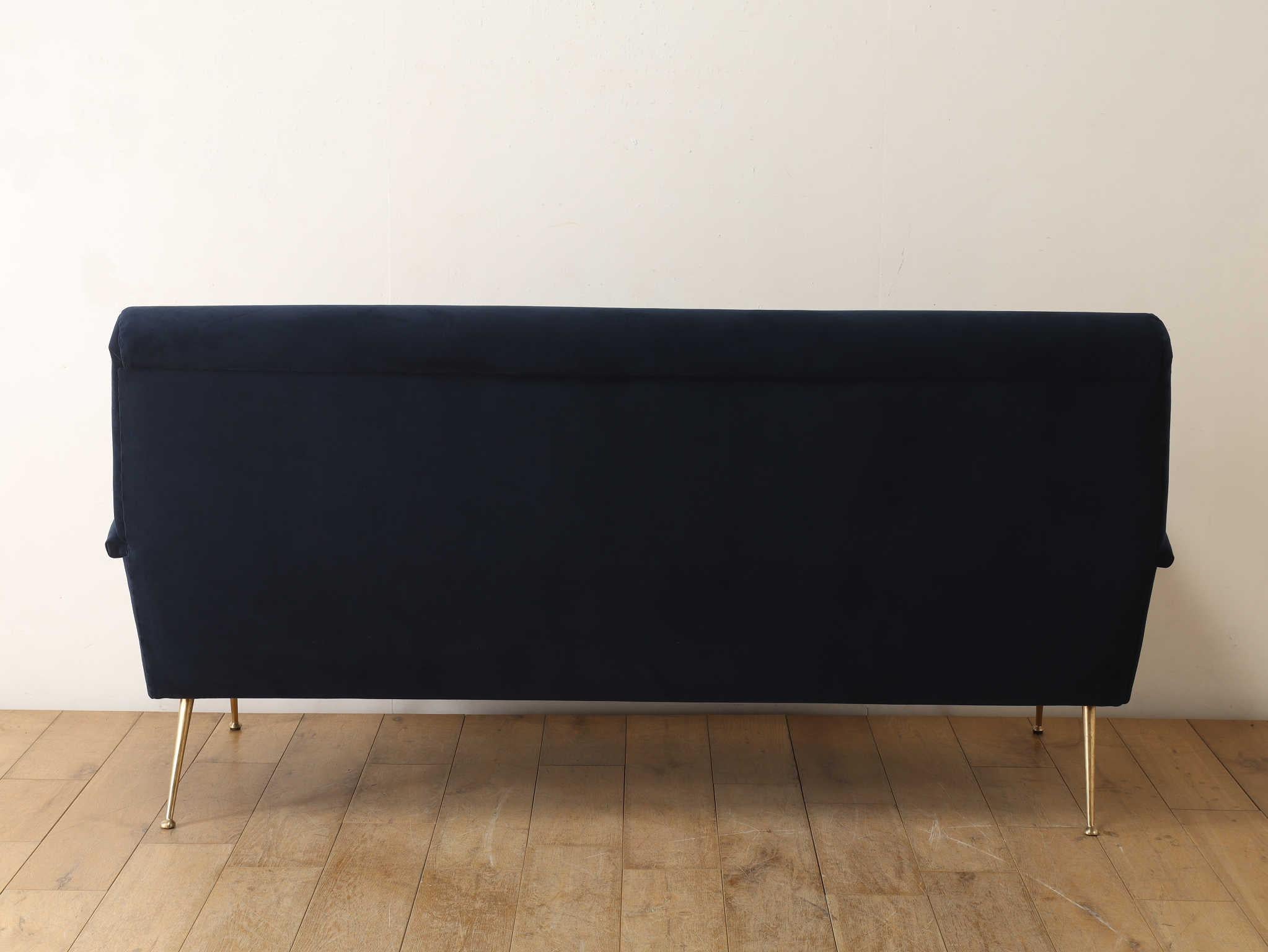 Italian 3 Seater Sofa 1950's In Good Condition For Sale In Shibuya-ku, 13