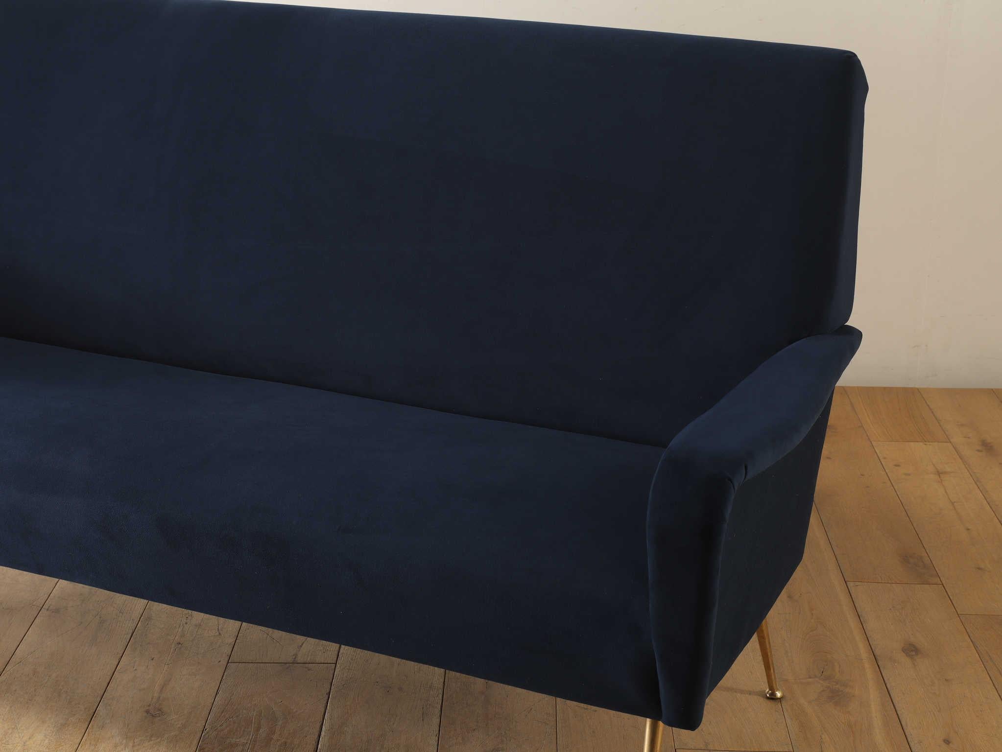 Italian 3 Seater Sofa 1950's For Sale 1