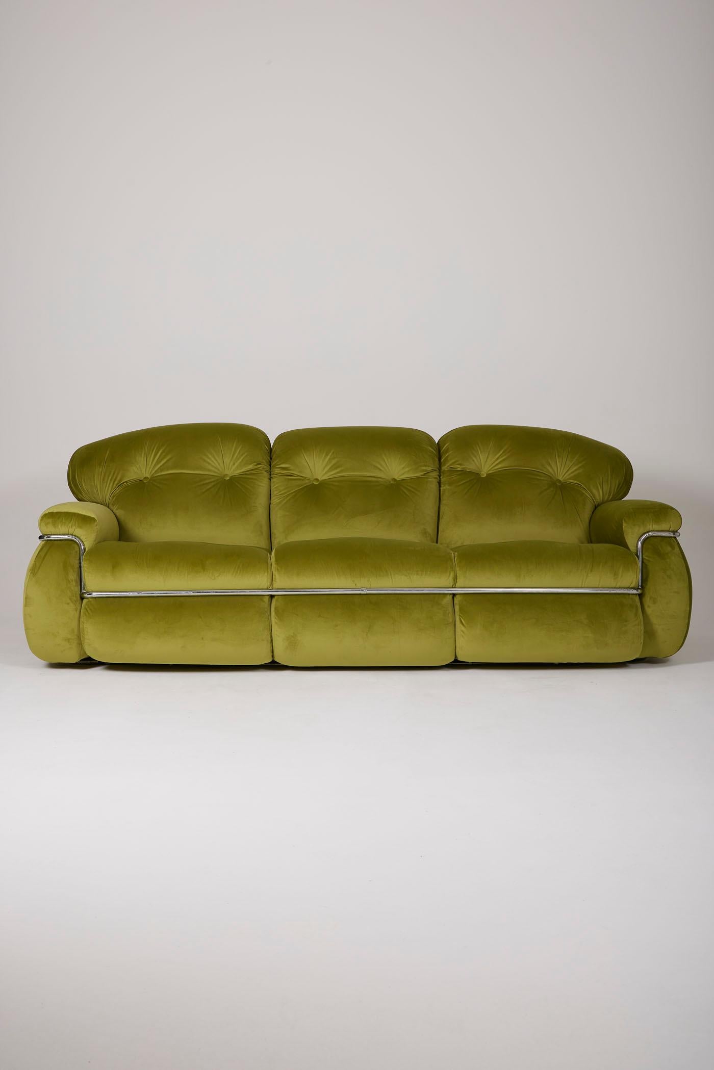 Italian 3-seater sofa For Sale 4