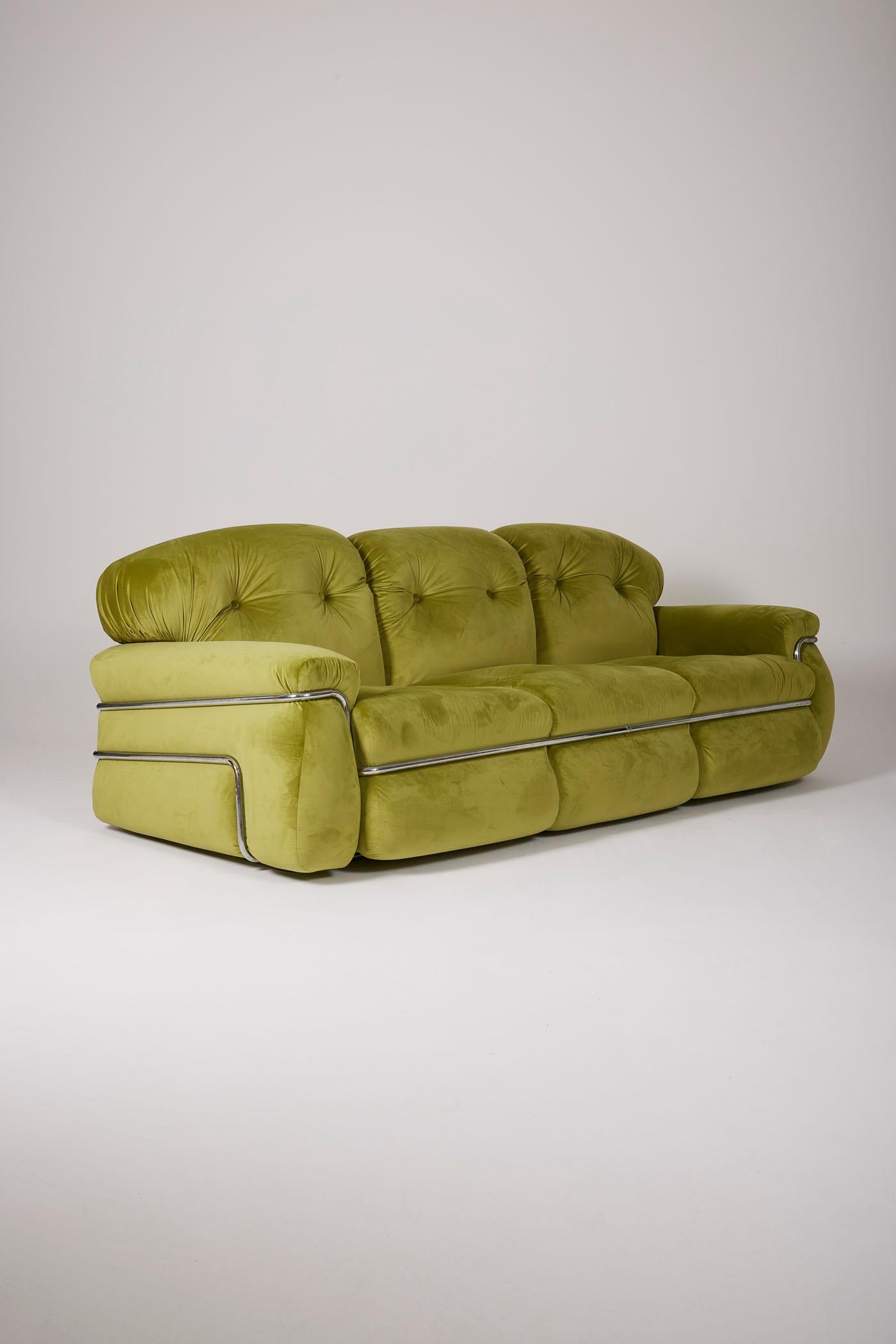 Italian 3-seater sofa For Sale 3