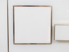 Italian 4 Door Murano Glass Ivory Sideboard with Brass Justfurnituress Designer