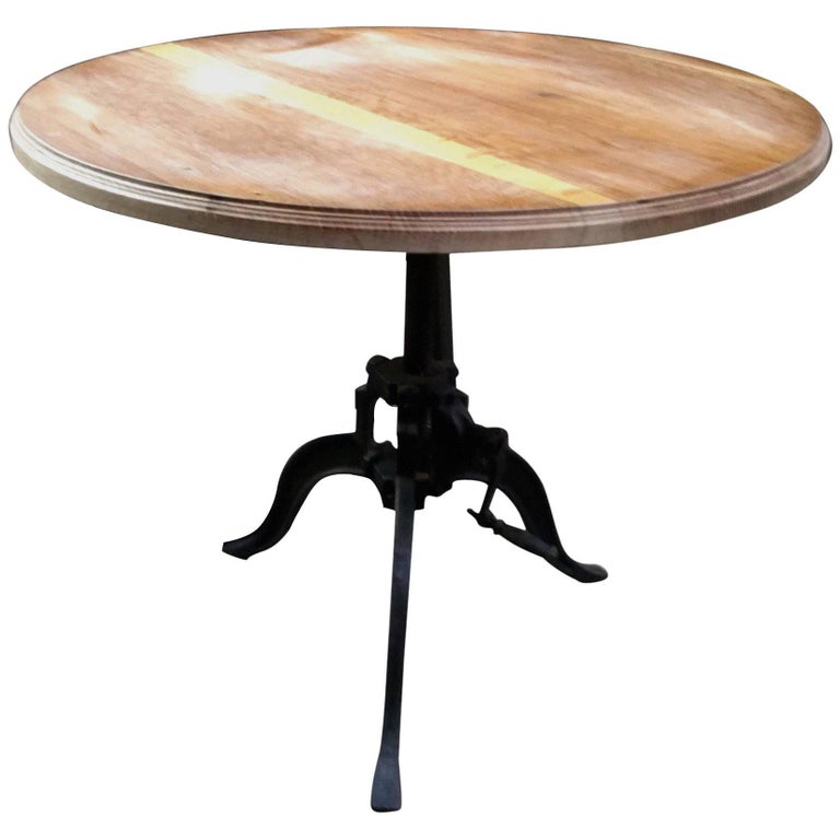 Italian 40s Adjustable Industrial Table For Sale at 1stDibs