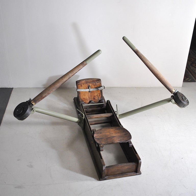 Italian 40s Athletes Training Rowing Machine at 1stDibs