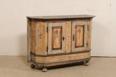 Italian 4.5 Ft. Wide Two-Door Wooden Credenza, Early 19th C.