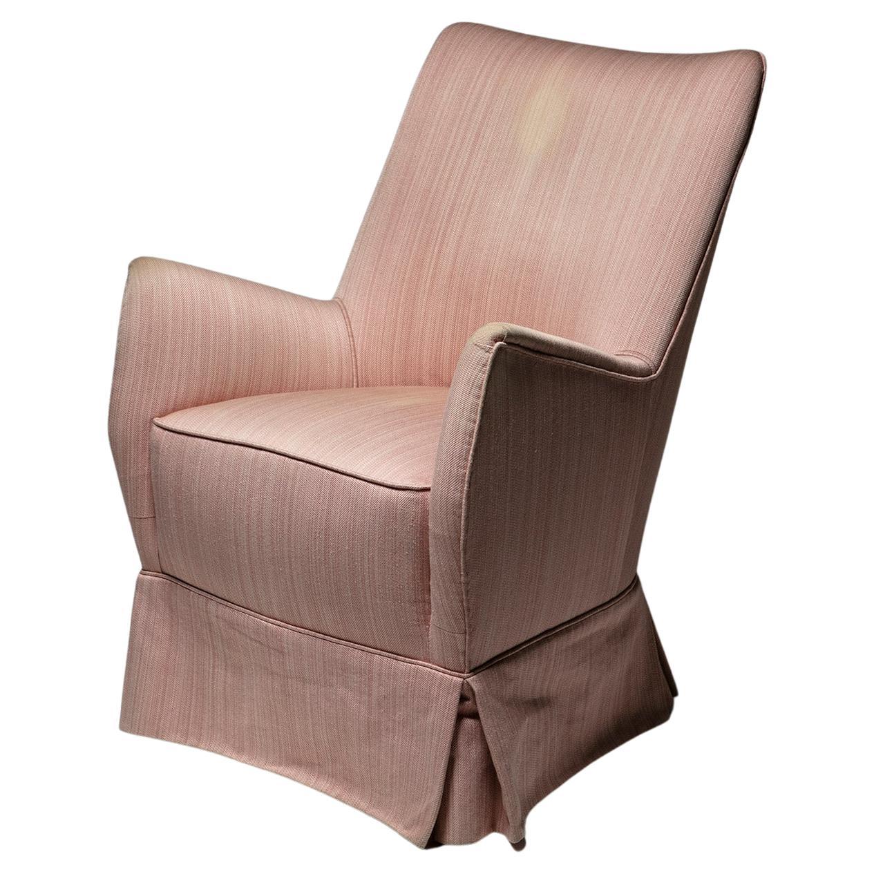 Italian 50s Easy Chair For Sale