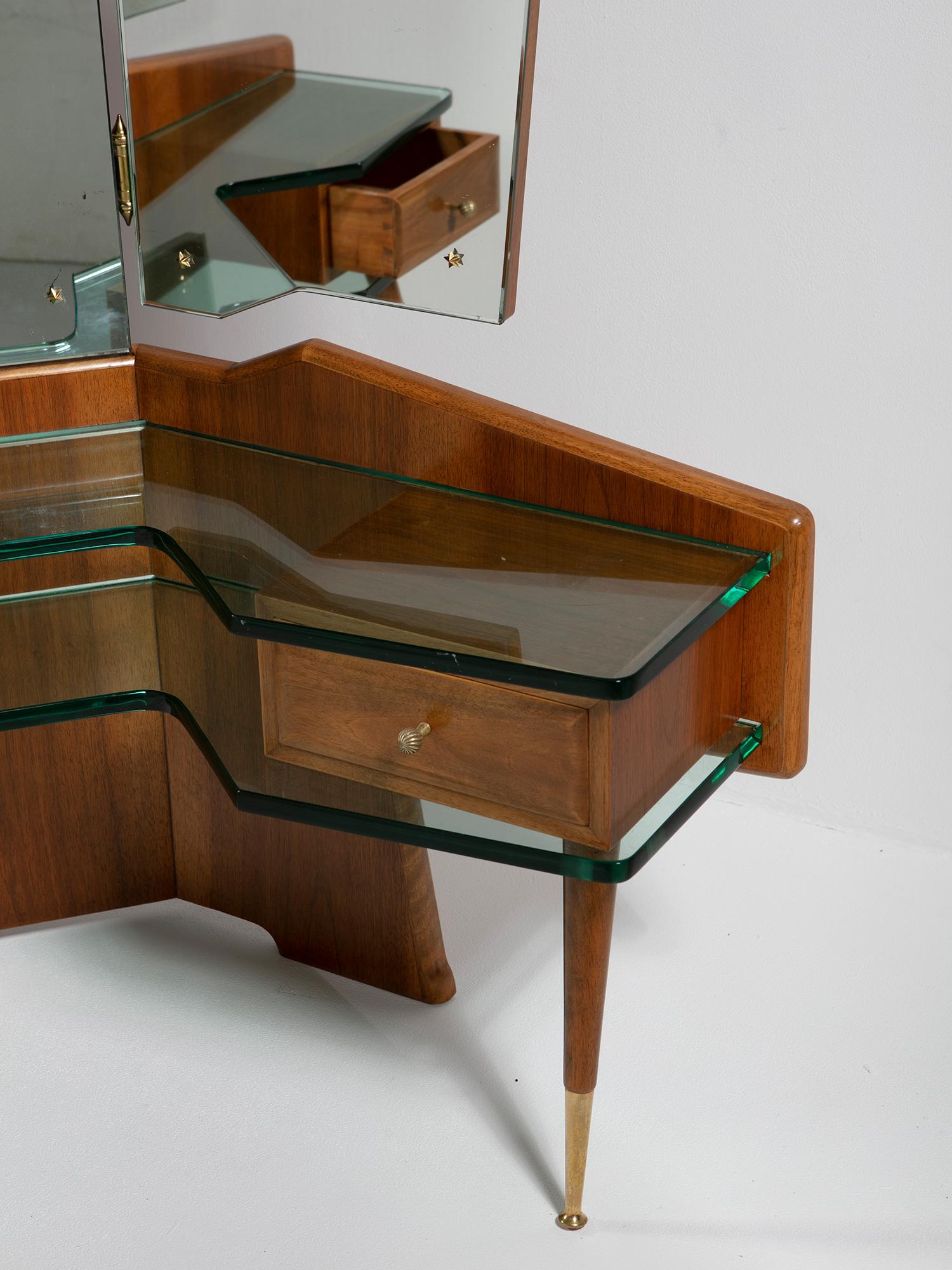 Vanity Corner attributed to Pietro Chiesa, Italy, 1950s For Sale 1