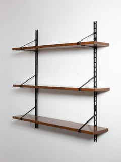 Italian Modular Wall Bookcase, Italy, 1950s