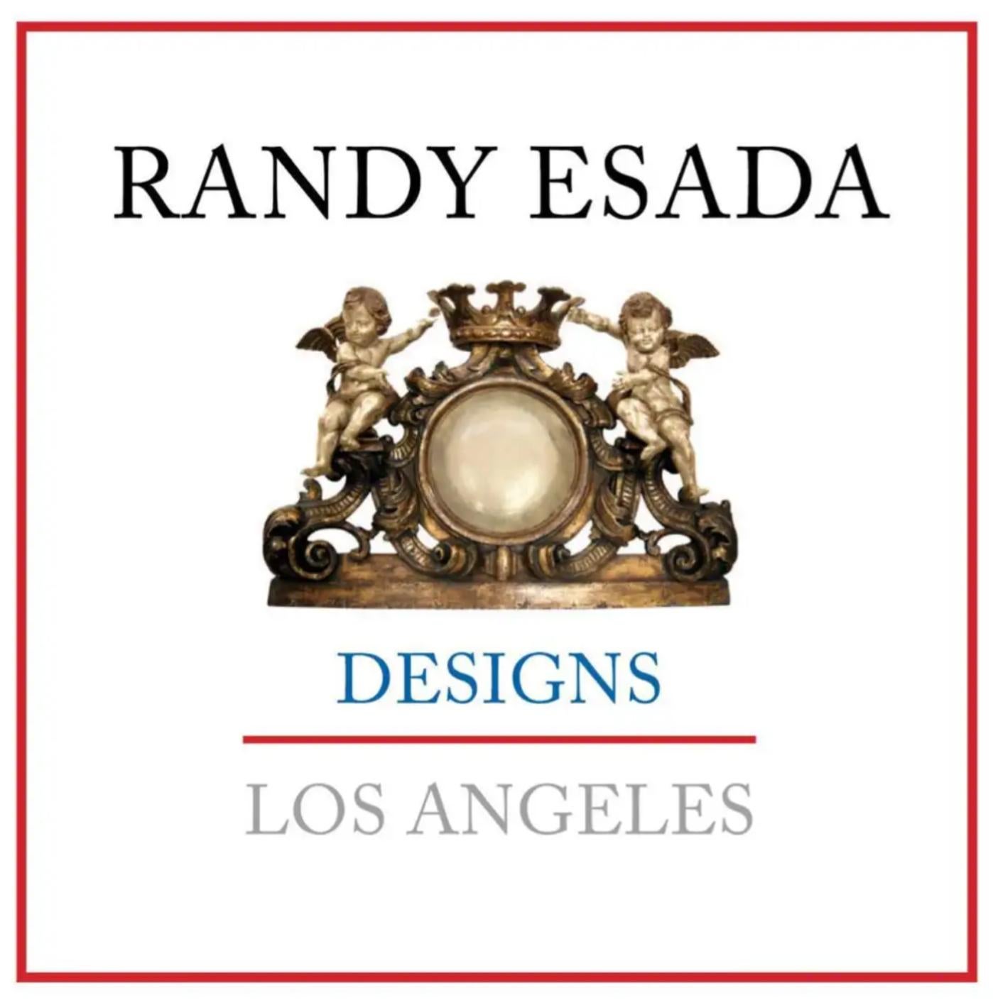 American Italian 6 Arm Wrought Iron Chandelier by Randy Esada Designs for Prospr For Sale