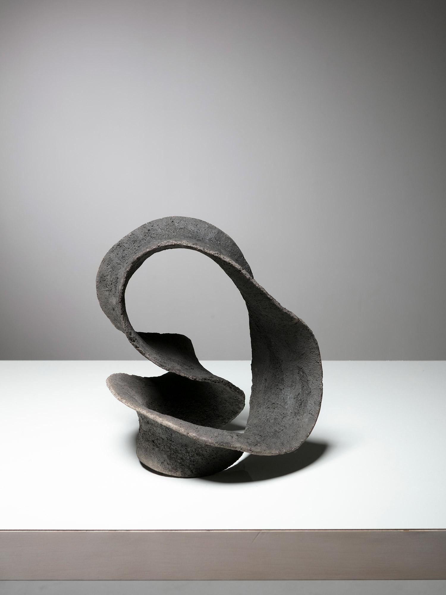 Italian 60s Abstract Ceramic Sculpture For Sale 1