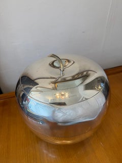 Seau à glace italien chromé des années 60