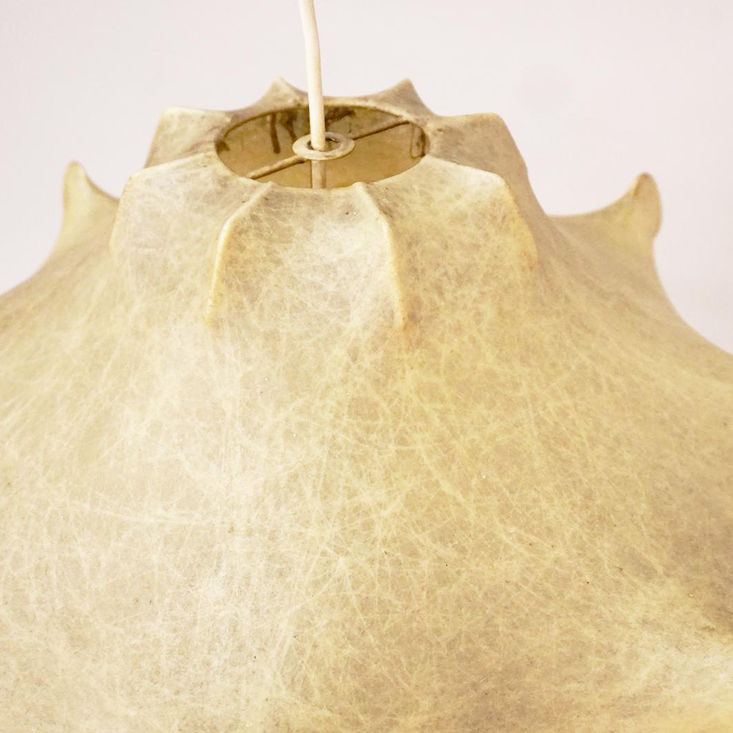 Italian 60s Cocoon Pendant Lamp Taraxacum by a. and P. Castiglioni for Flos 2