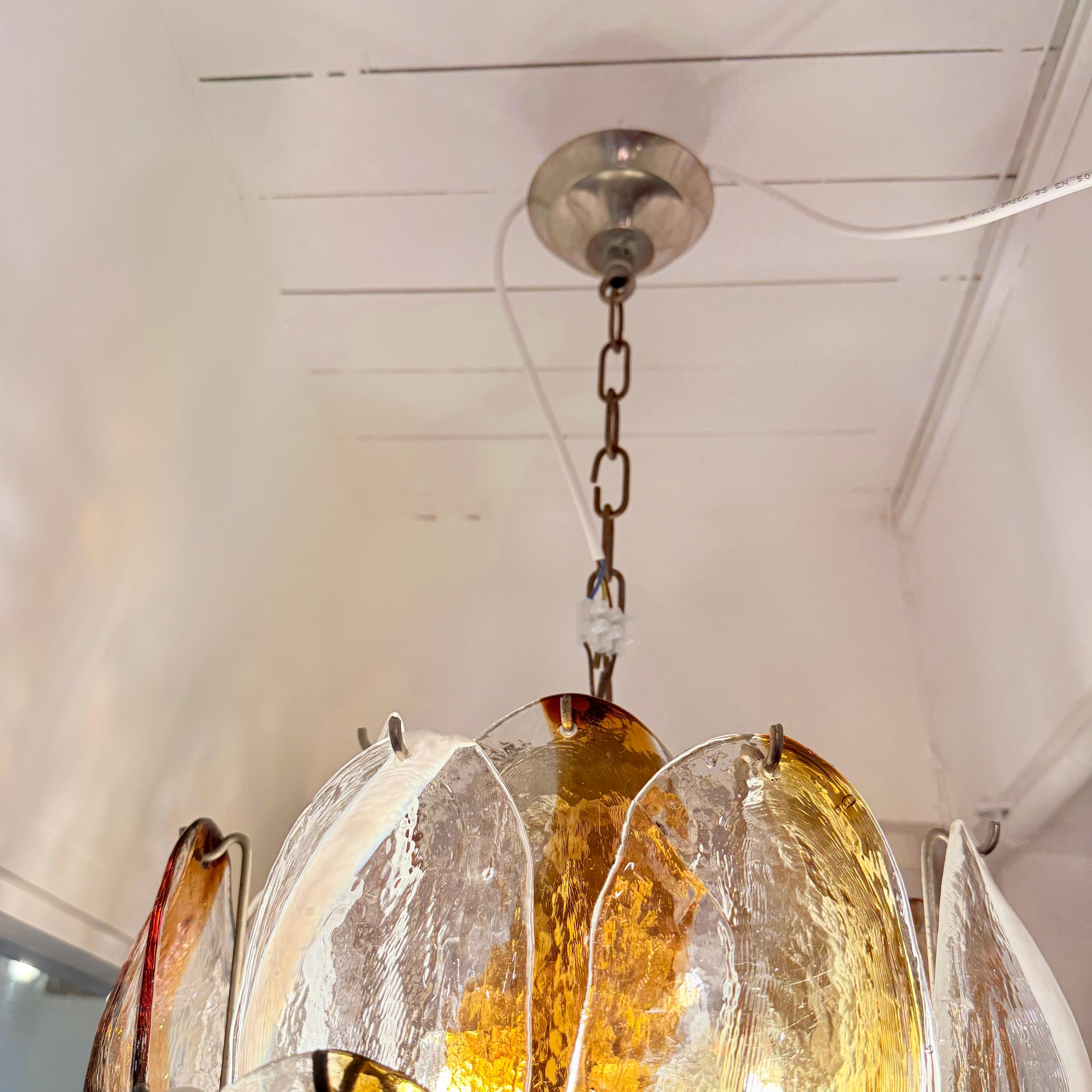 Lampada a sospensione italiana anni '60 di Mazzega in vendita 2