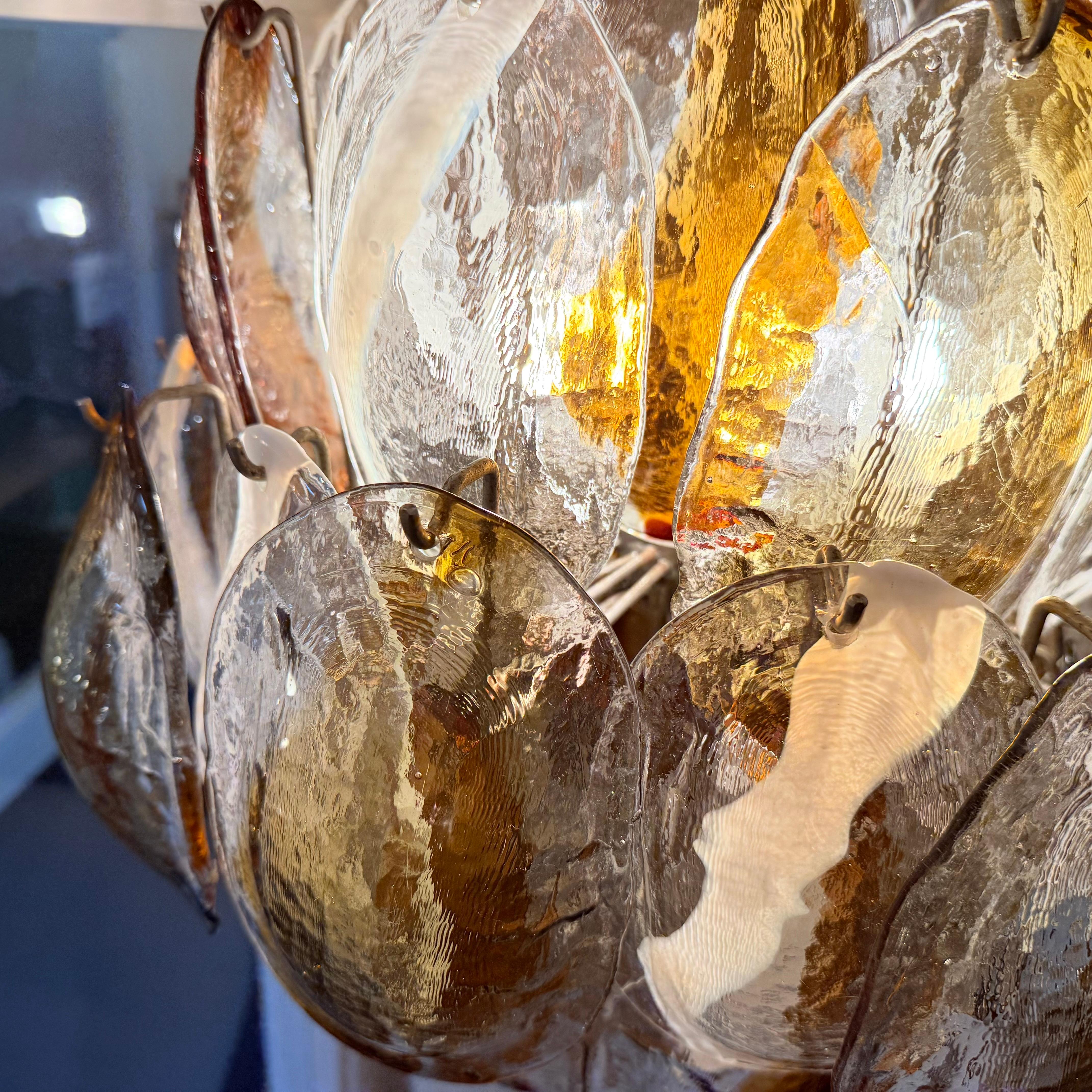 Lampada a sospensione italiana anni '60 di Mazzega in vendita 4