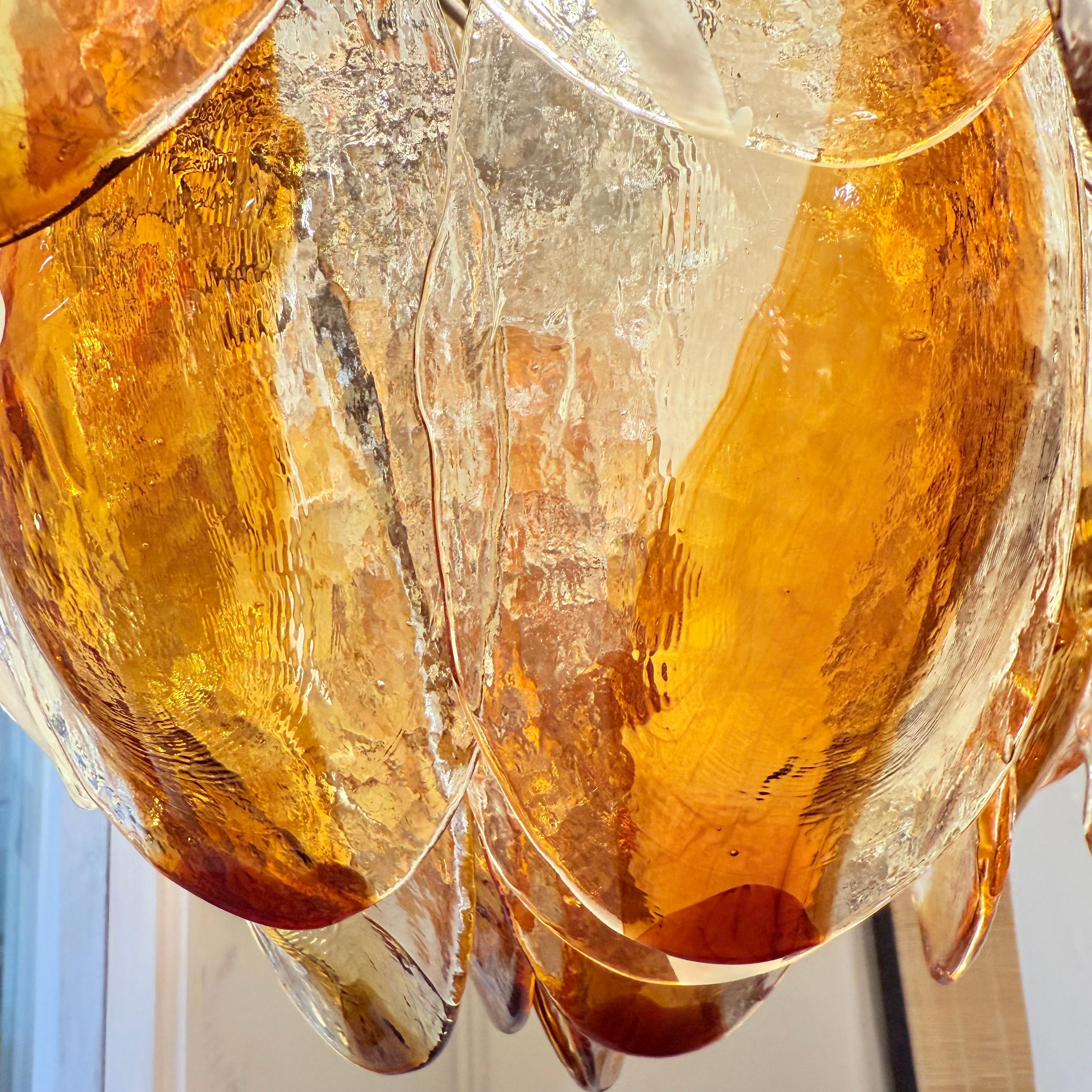 Lampada a sospensione italiana anni '60 di Mazzega in vendita 1