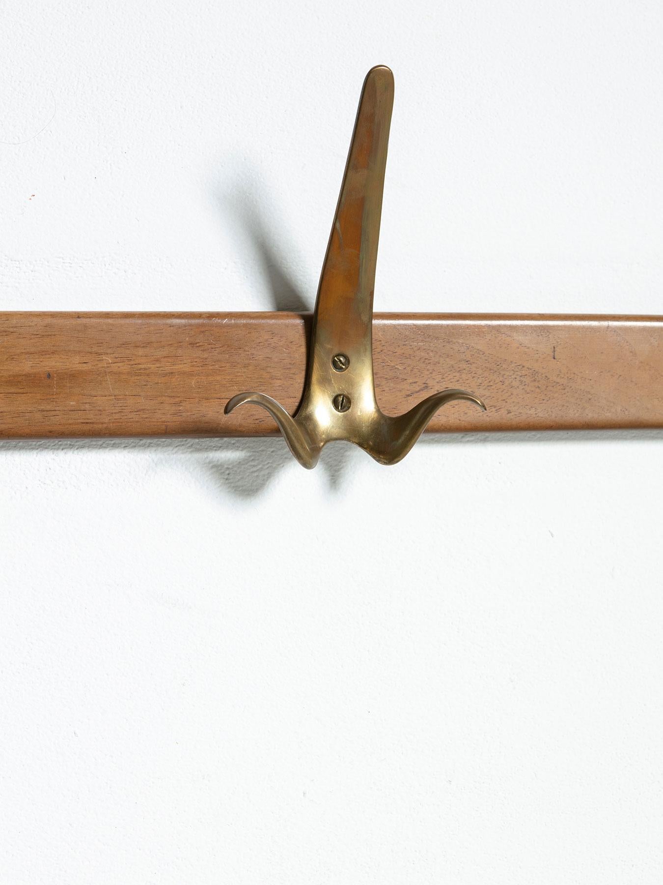 Mid-20th Century Rare Sculptural Coat Rack, Italy, 1960s For Sale