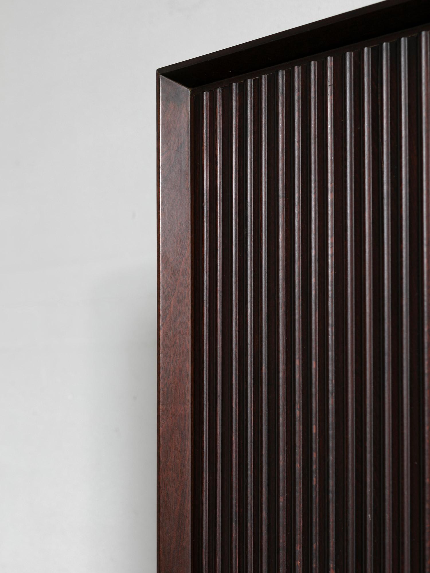 Wall Mounted Wood Dry Bar, Italy, 1960s 2