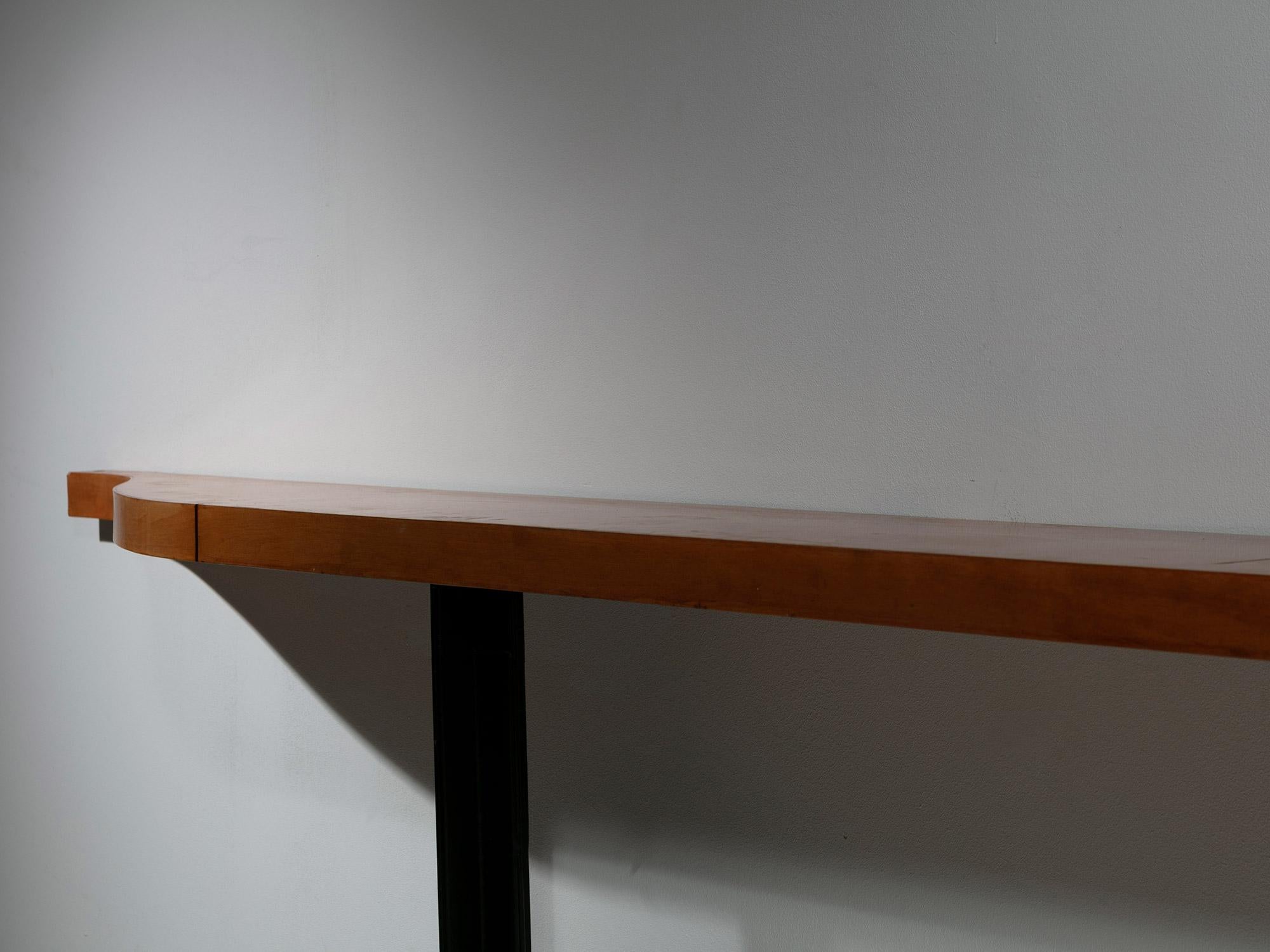 Italienische 60er Wood Konsole (Mitte des 20. Jahrhunderts) im Angebot
