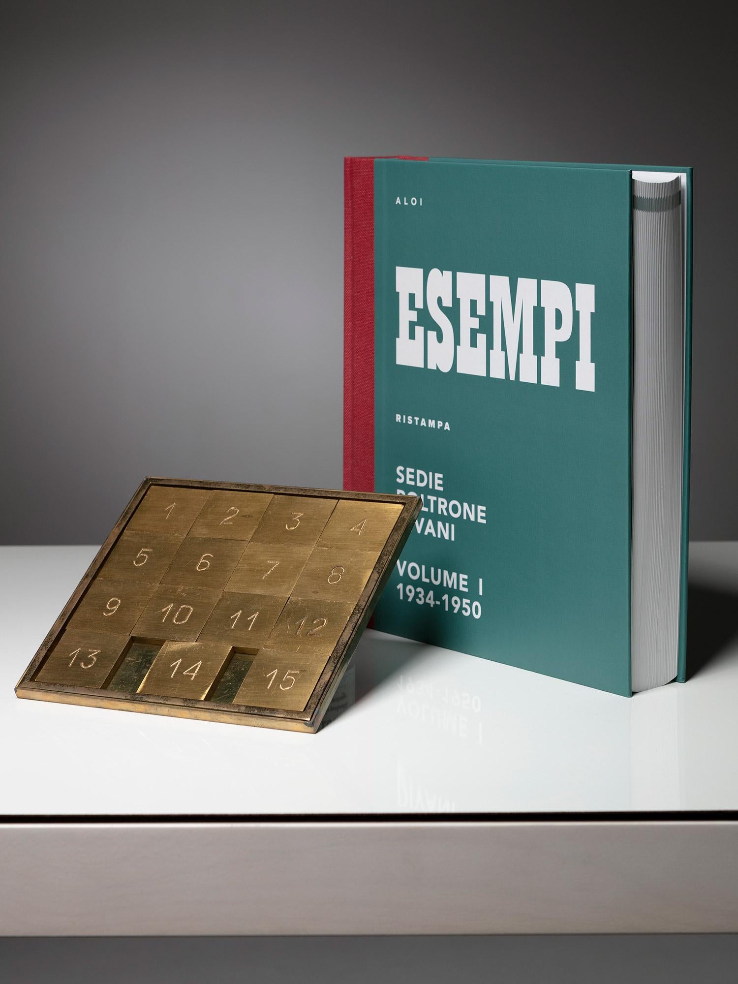 Gioco da tavolo italiano anni '70 in ottone in vendita 1